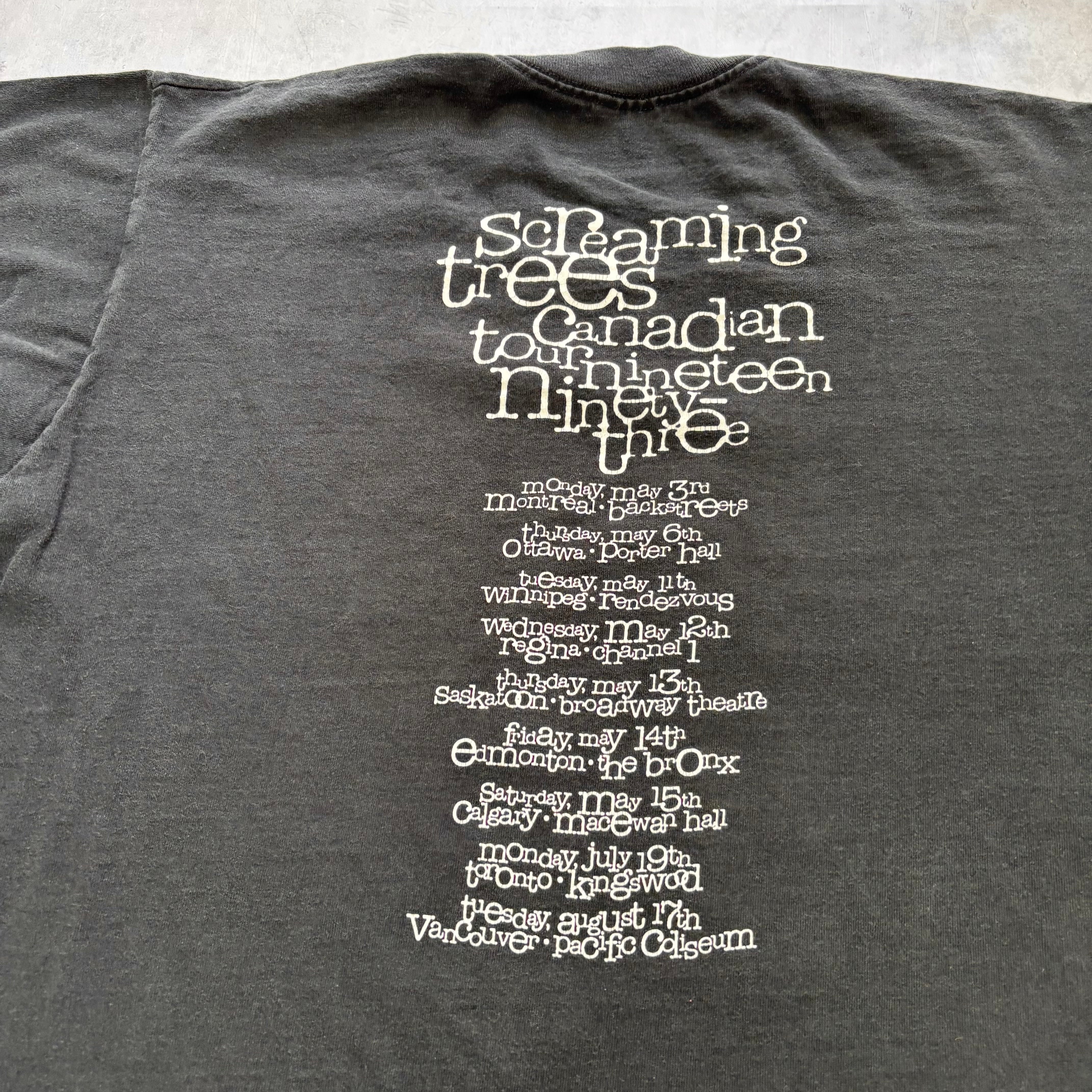 Vintage Screaming Trees T Shirt Mens XL Black Sweet Oblivion Canadian Tour