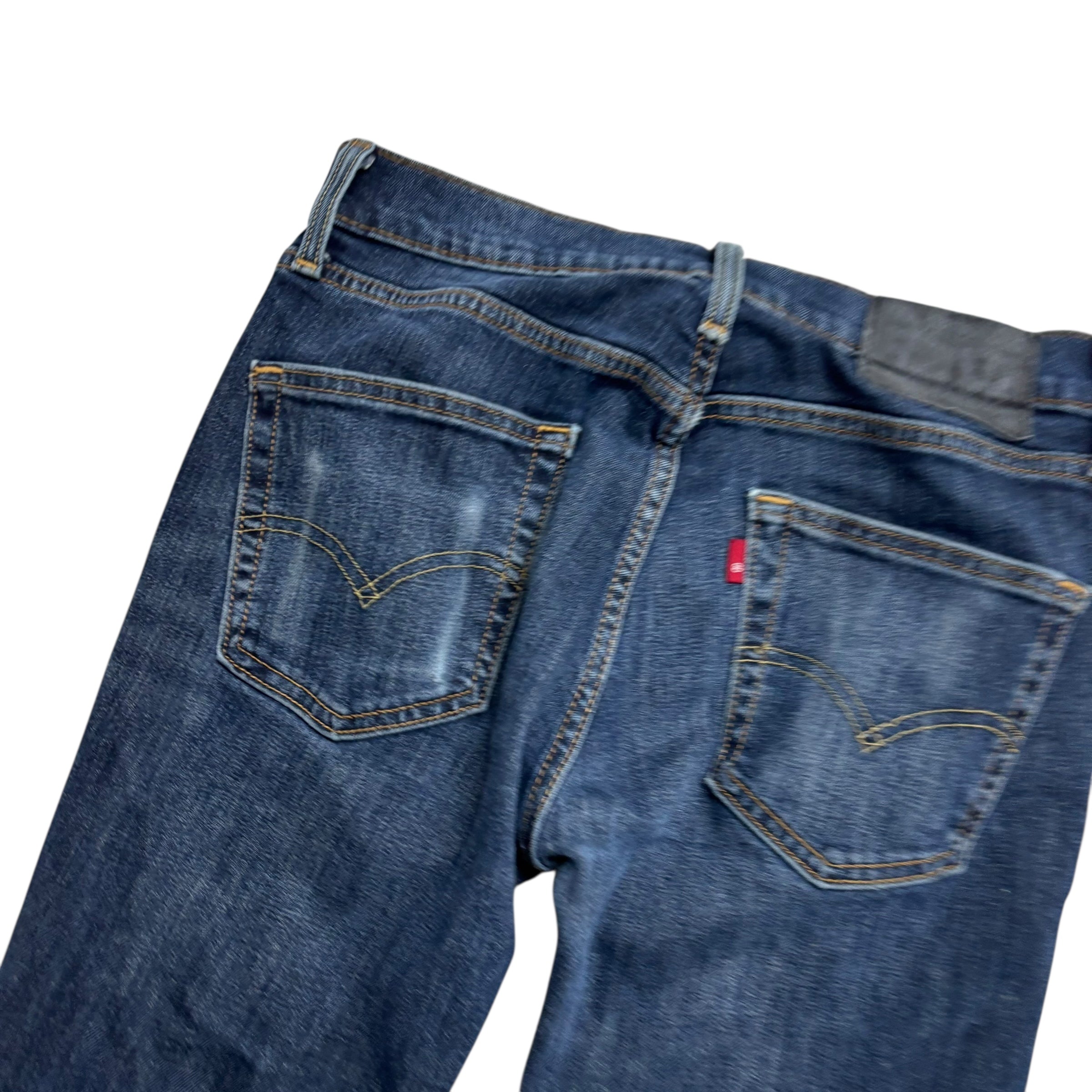 Levis 511 Jeans W29 L29 Mens Dark Blue Slim Fit Stretch Denim (F)