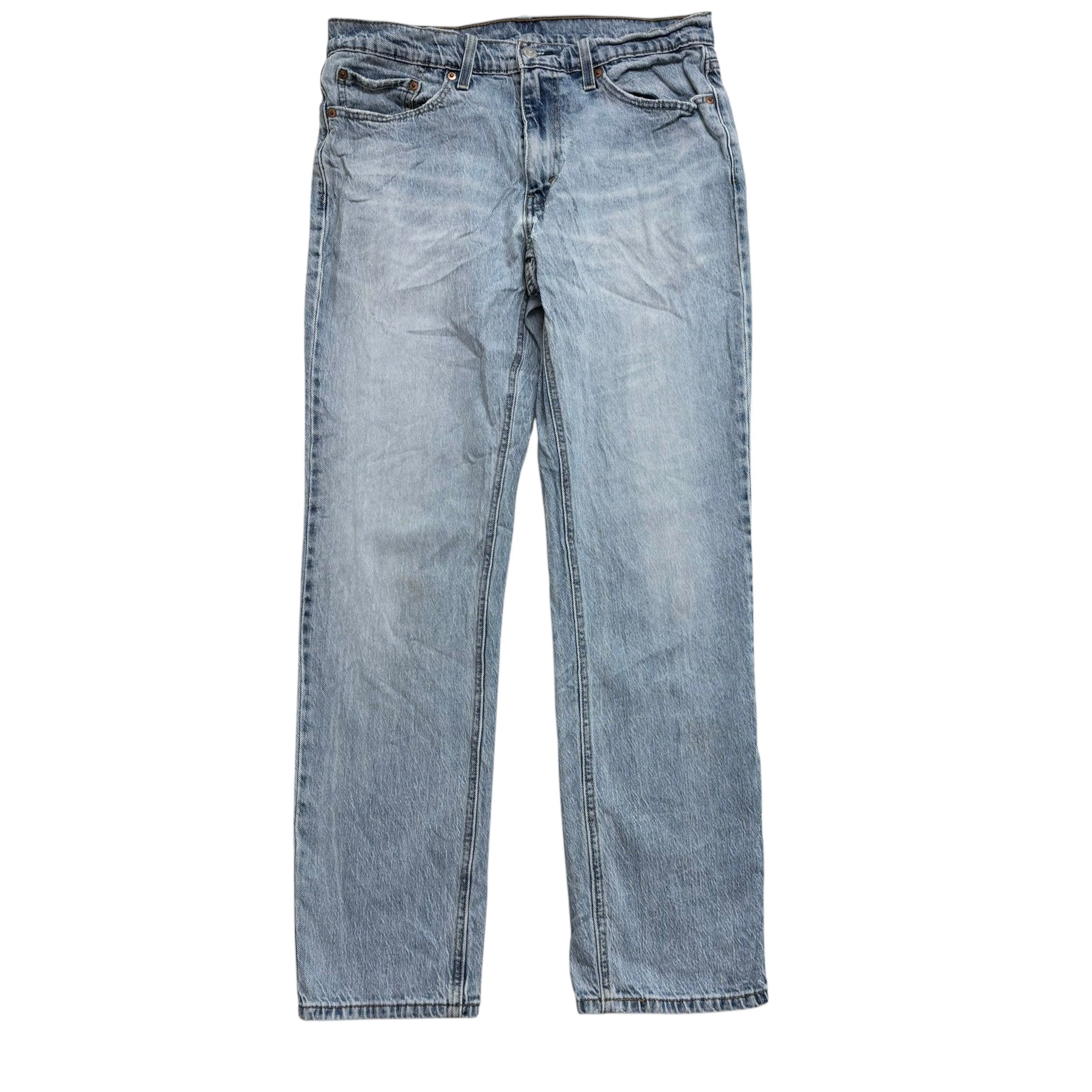 Levis 541 Jeans W32 L32 Mens Light Blue Athletic Tapered Fit Stretch Denim