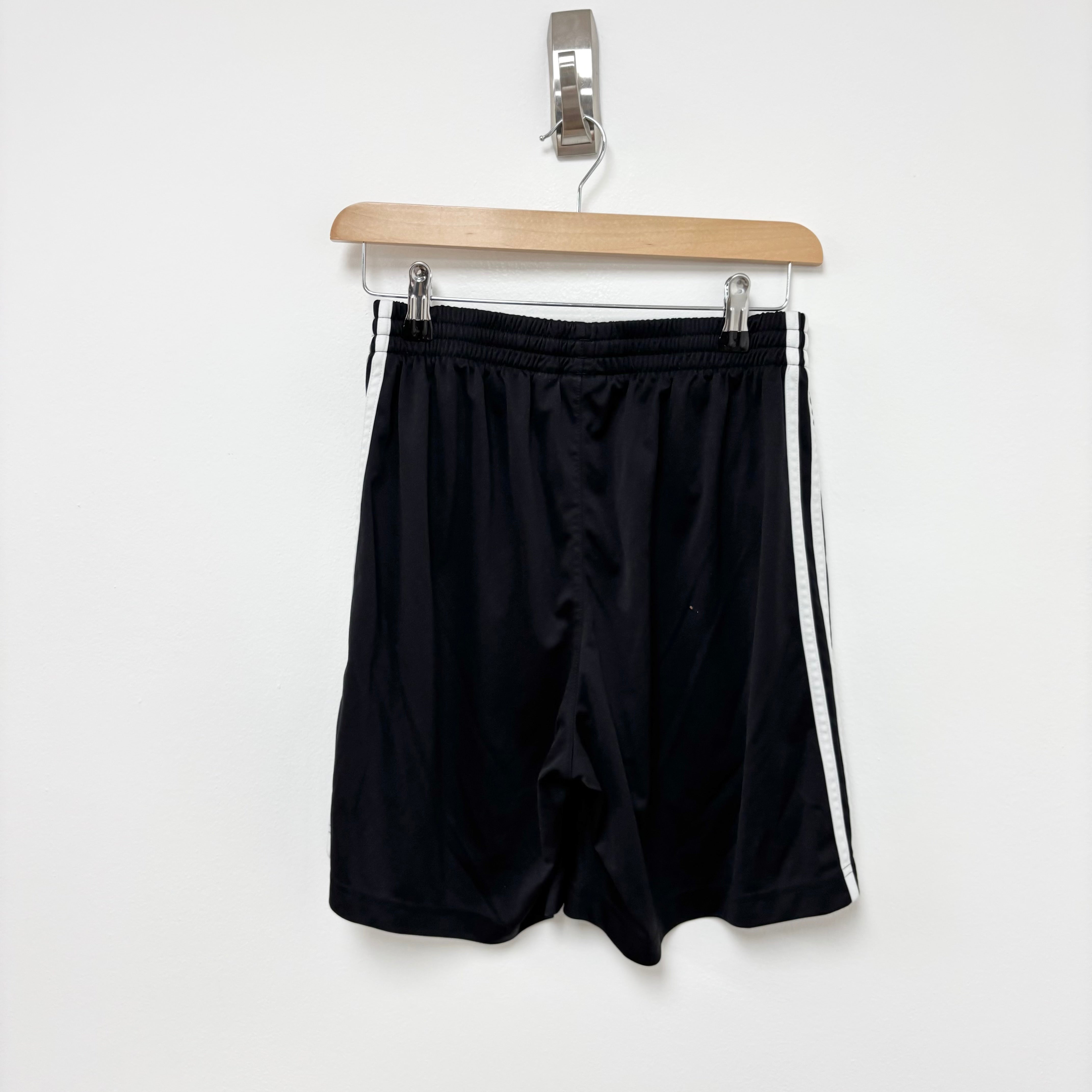 Adidas Shorts Mens Small Black Sports Running Gym Athletic Pockets Y2K (E)