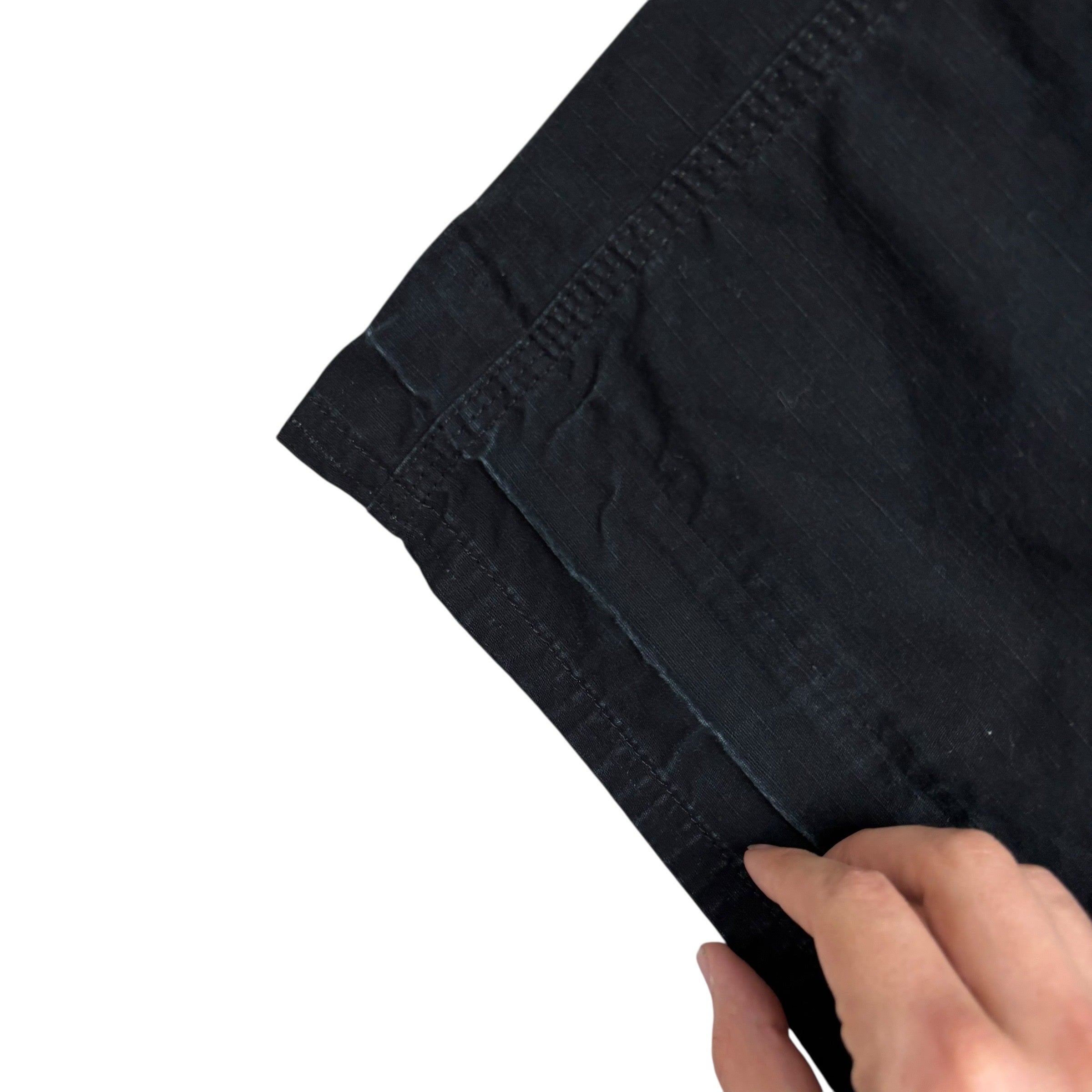 Wrangler Cargo Pants W52 L30 Mens Black Relaxed Straight Fit Trousers