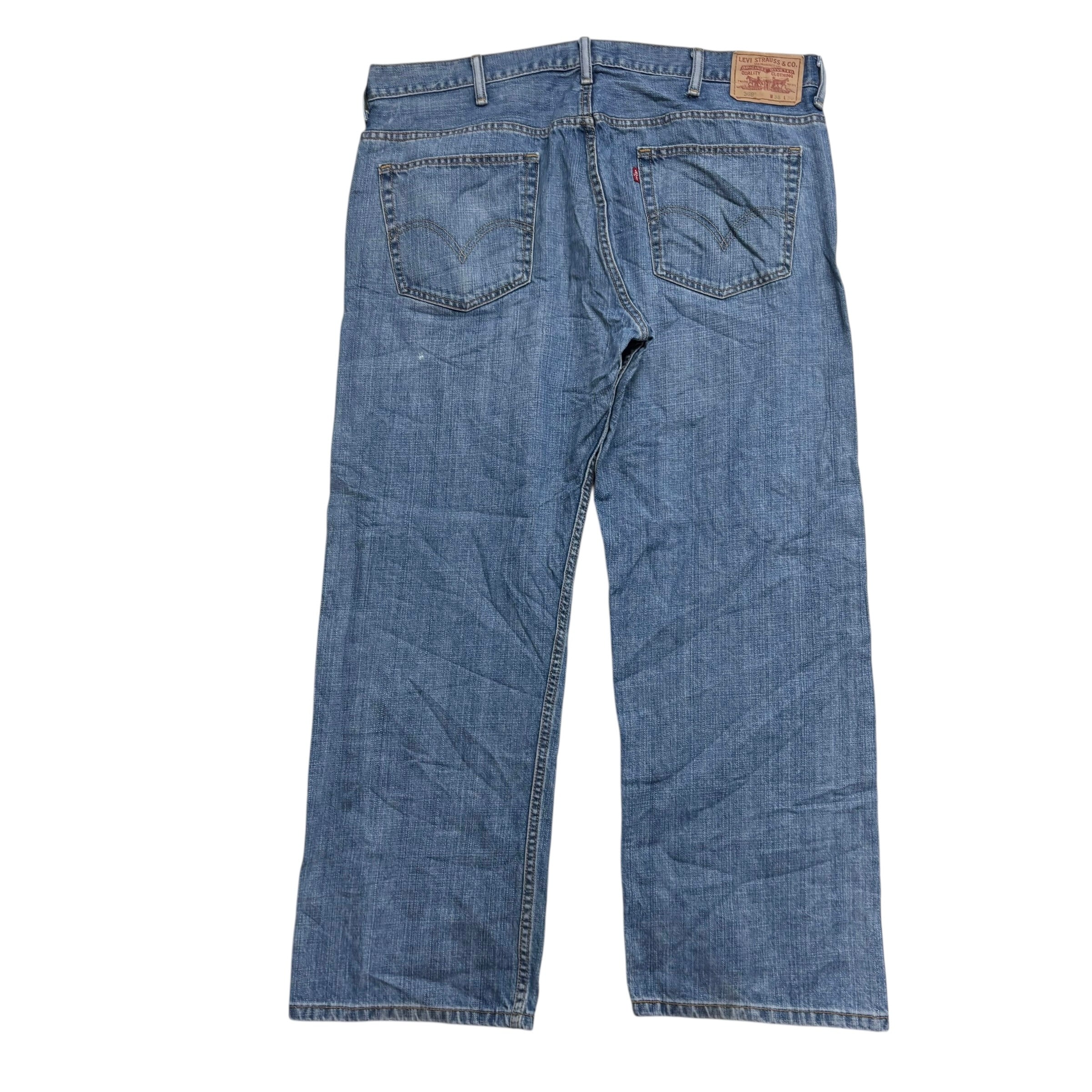 Levis 559 Jeans W38 L30 Mens Mid Blue Baggy Relaxed Straight Fit Vintage Denim