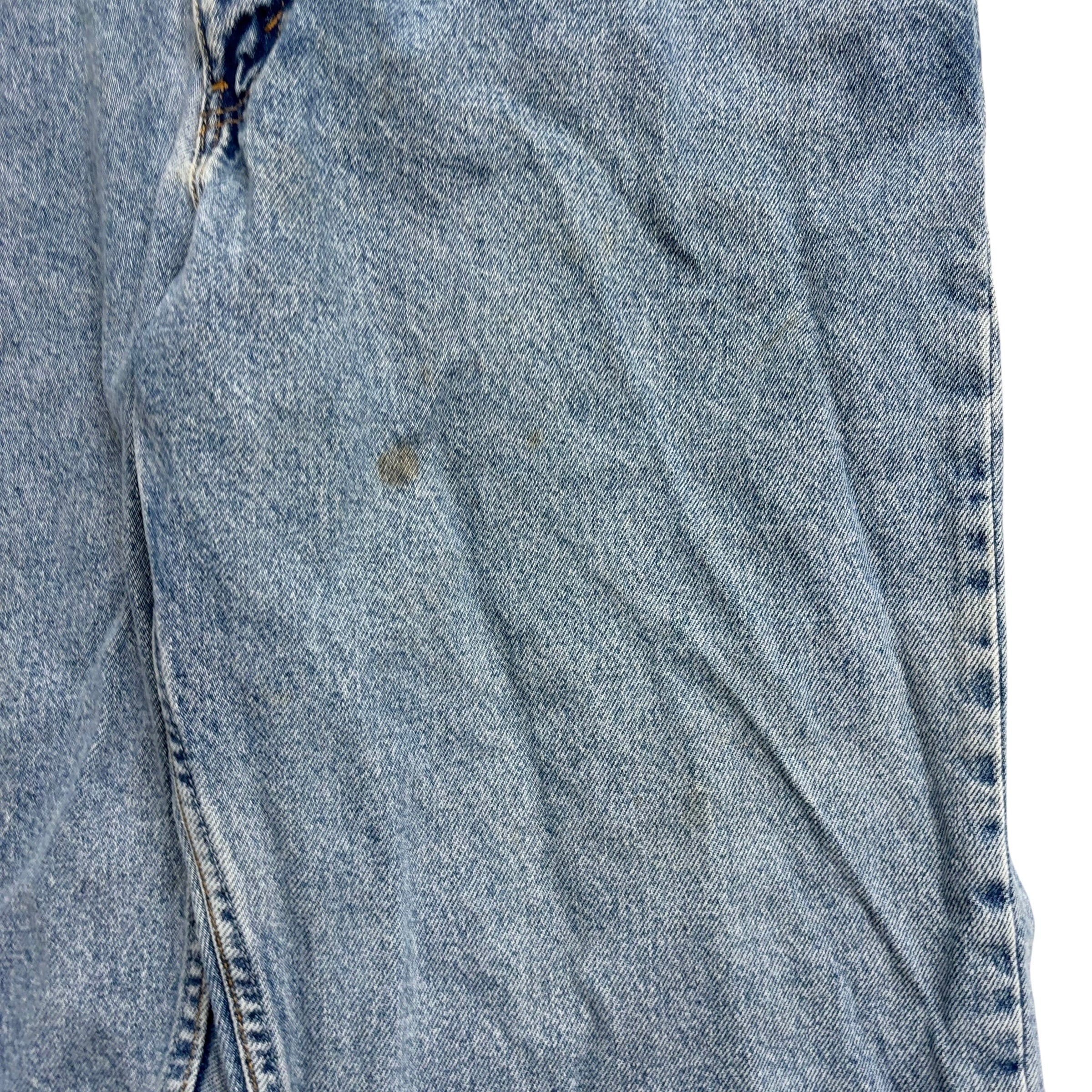 Levis Signature Jeans W38 L30 Mens Light Blue Relaxed Straight Fit Vintage (F)