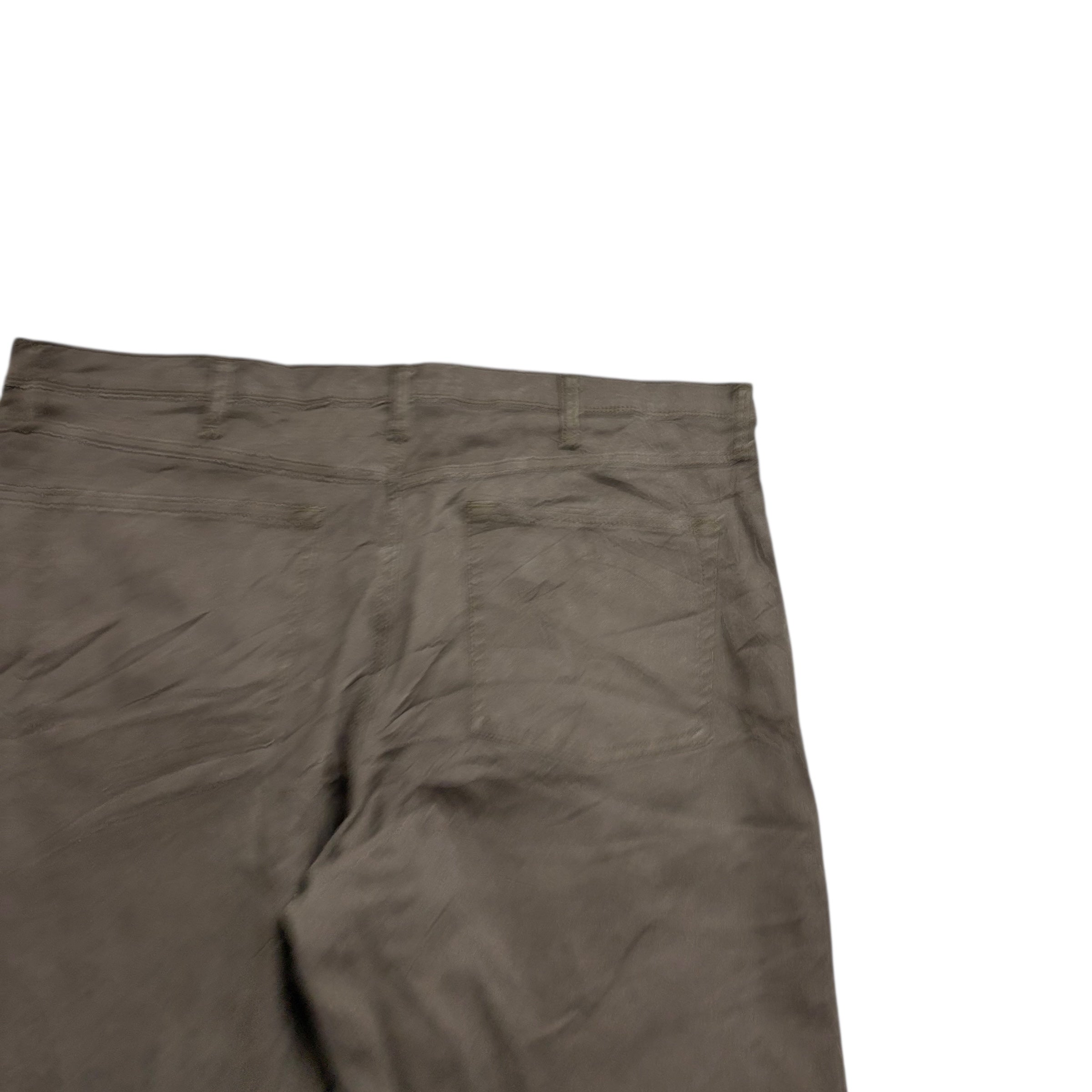 Wrangler Trousers W40 L30 Mens Brown Regular Straight Fit Stretch Pants (E)