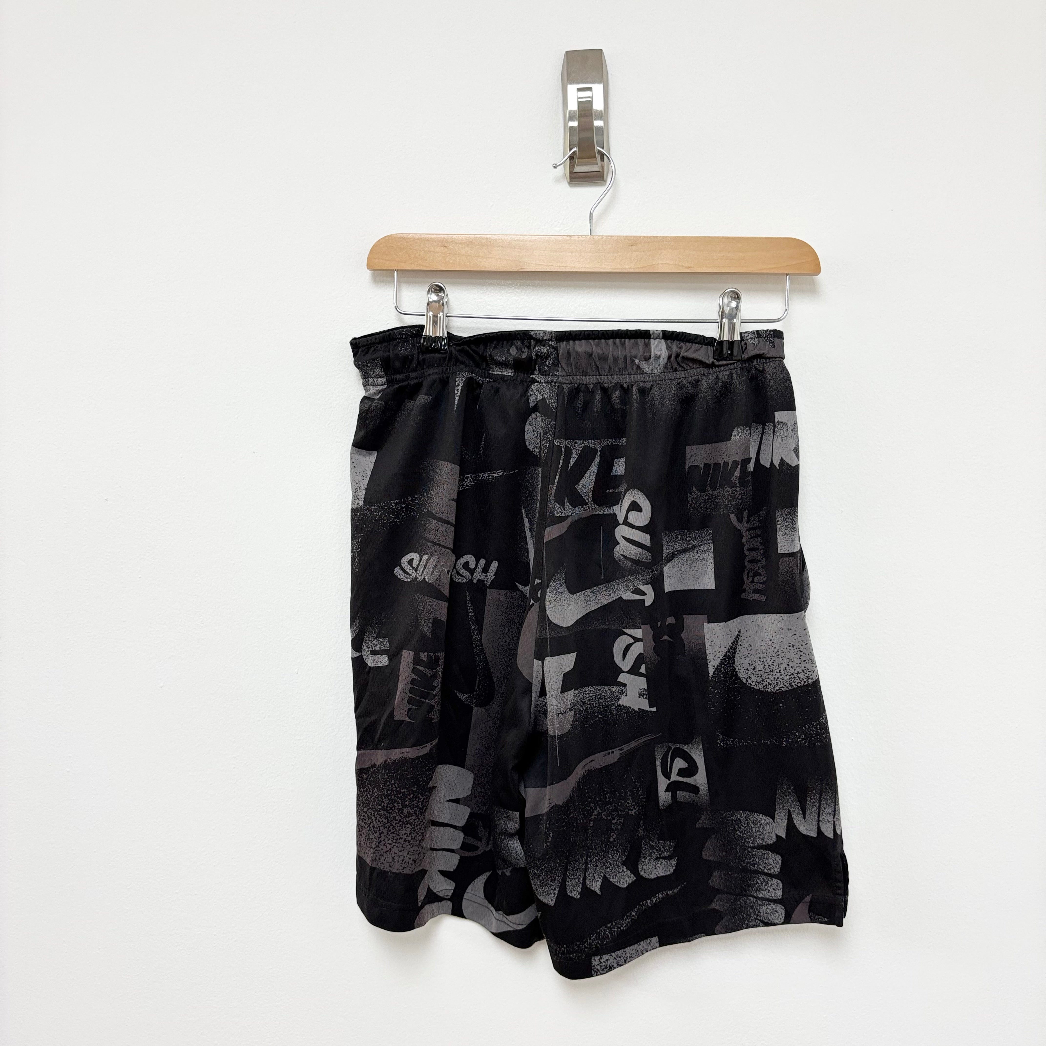 Nike Shorts Mens Small Grey Dri Fit Running Sports Gym Athletic Pockets