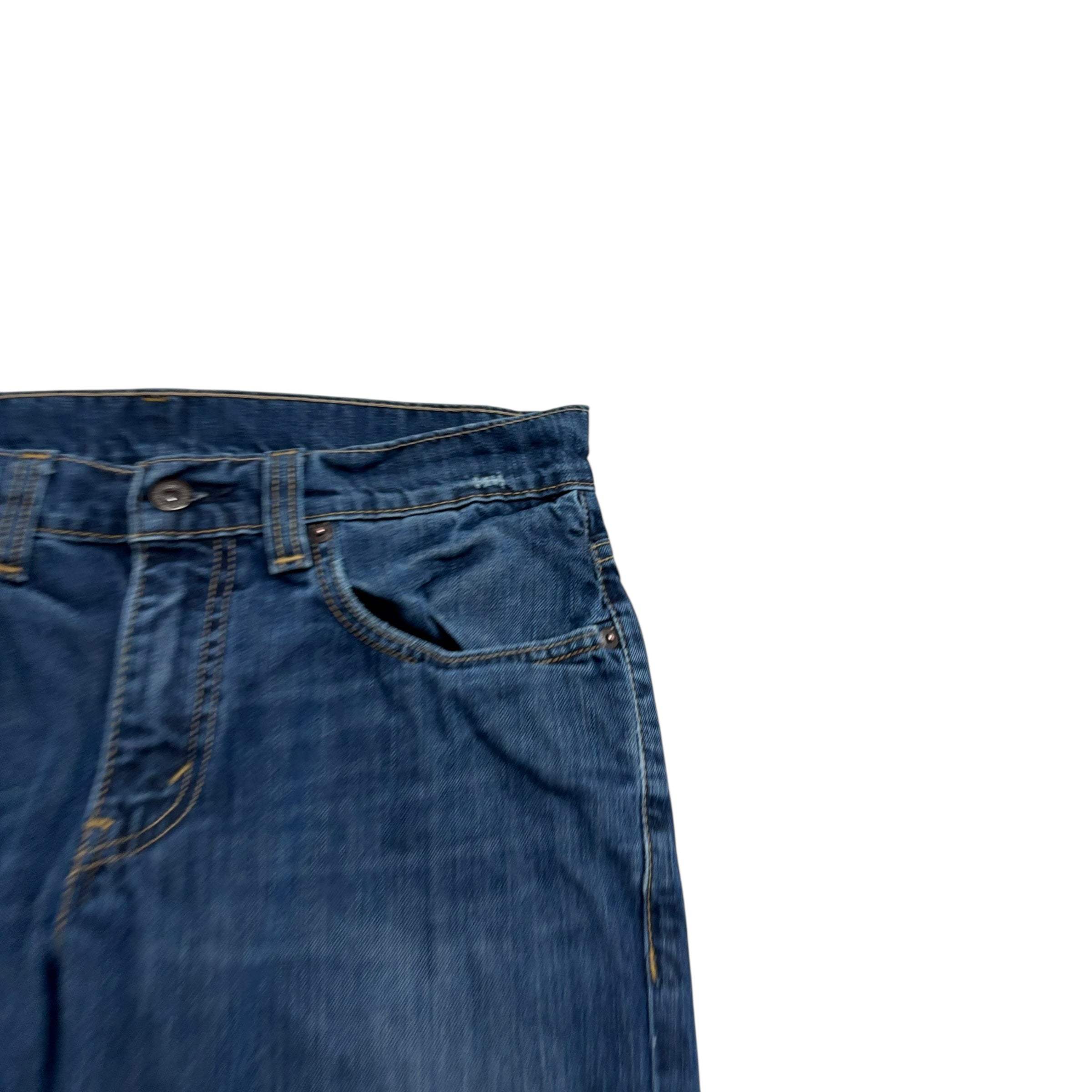 Levis 511 Jeans W32 L32 Mens Dark Blue Slim Fit Stretch Vintage Denim