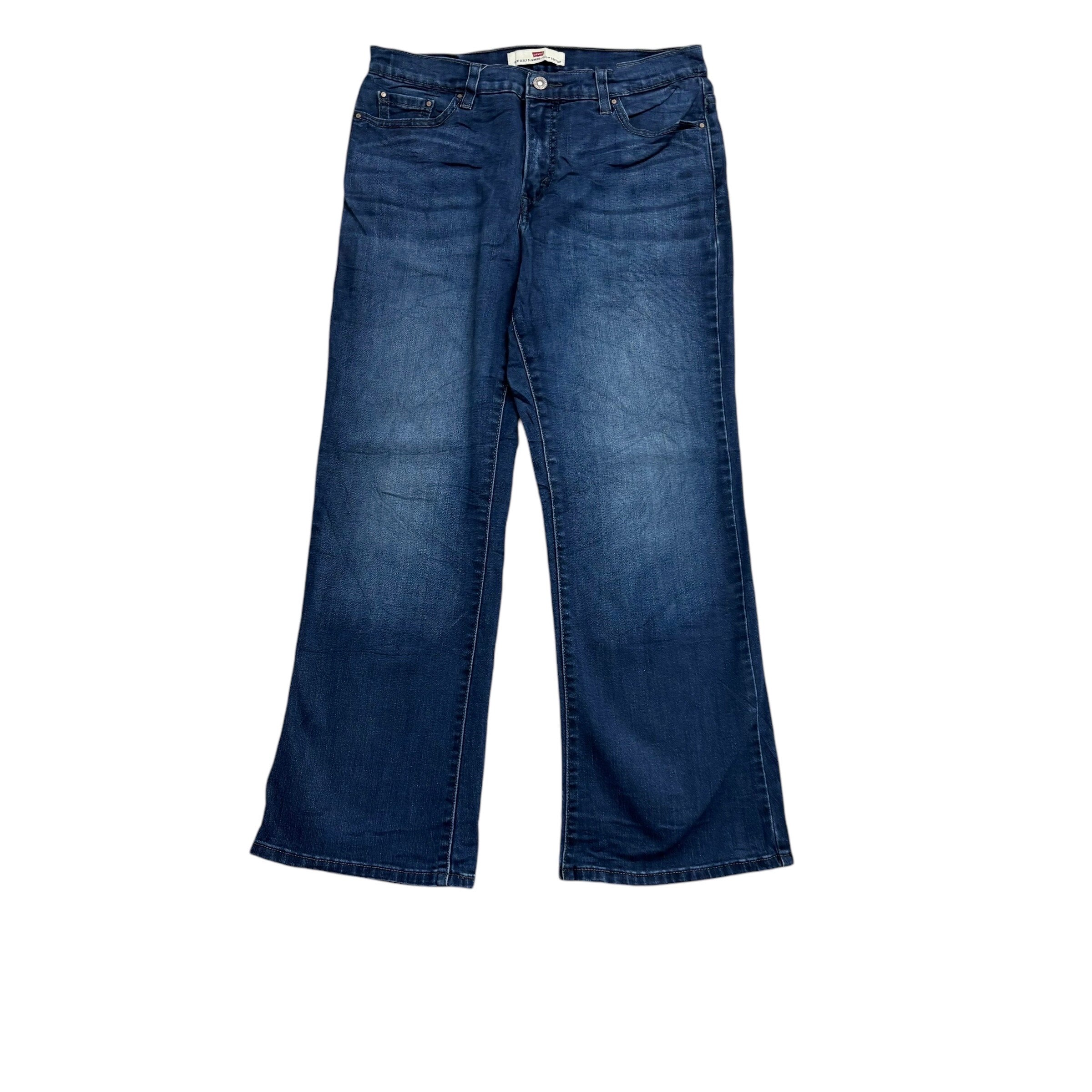 Levis 512 Jeans W30 L27 Womens Mid Blue Regular Bootcut Fit Stretch Denim (E)