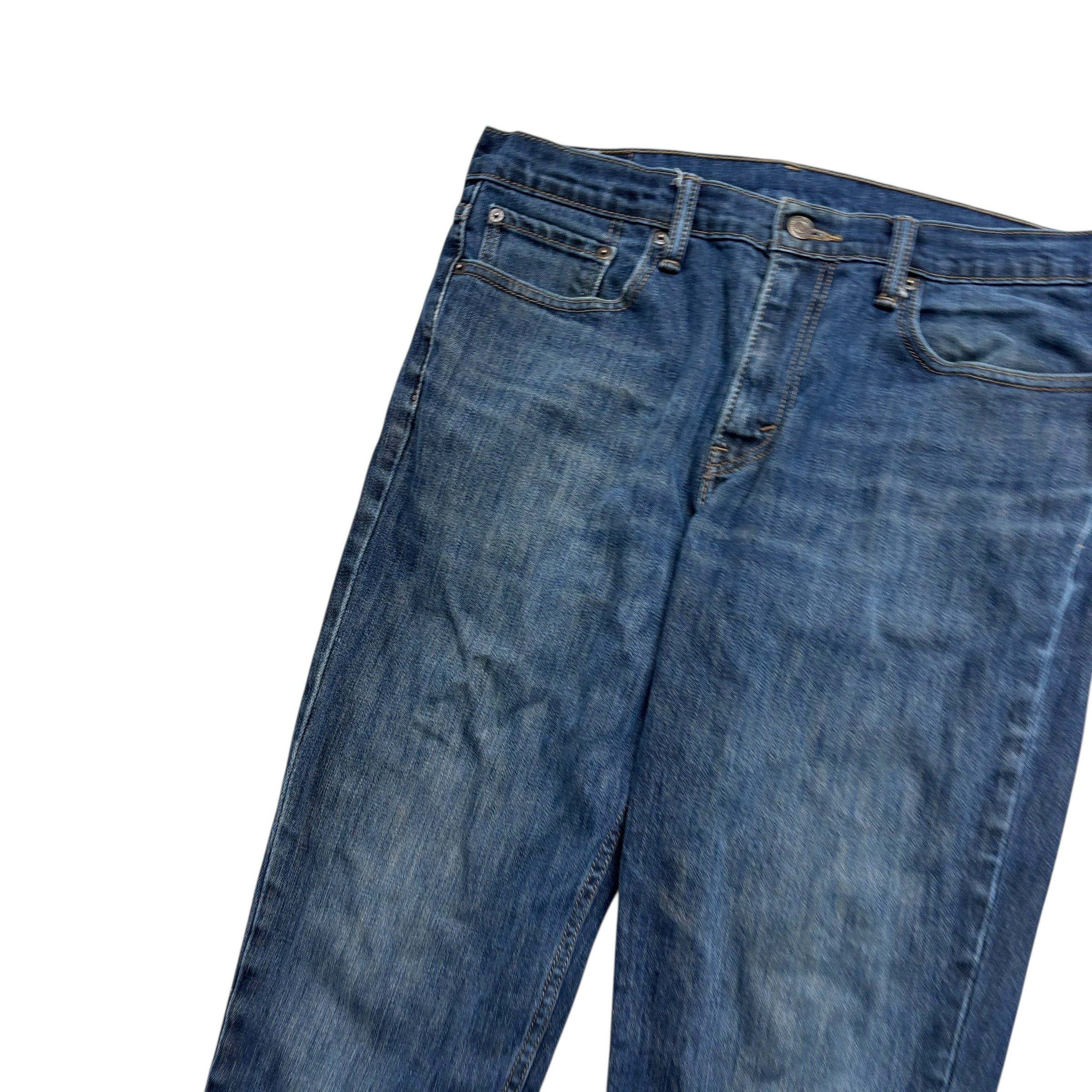 Levis 511 Jeans W33 L34 Mens Dark Blue Slim Fit Stretch Denim (F)
