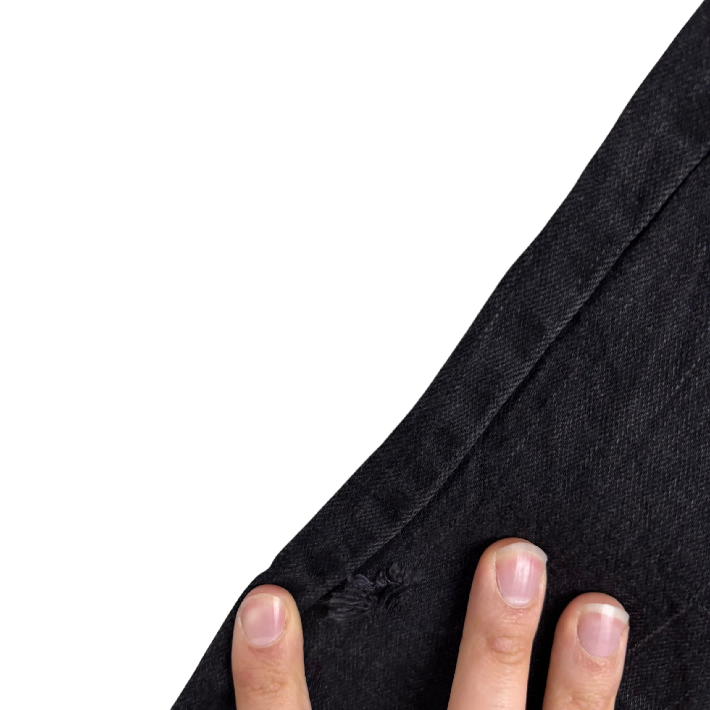 Levis 559 Jeans W42 L29 Mens Black Baggy Relaxed Straight Fit Stretch Denim (F)