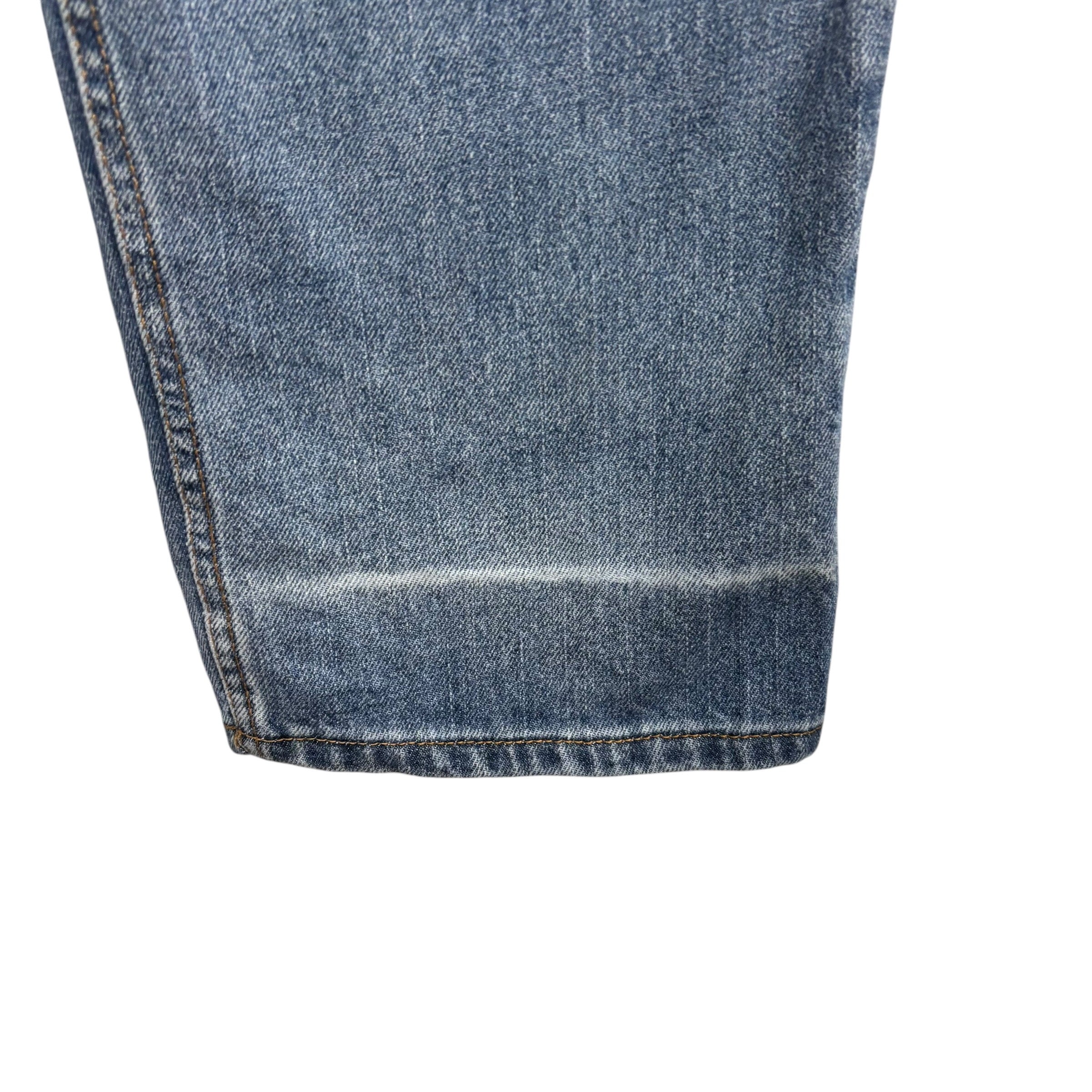 Levis 505 Jeans W36 L30 Mens Mid Blue Regular Straight Fit Vintage Denim (F)