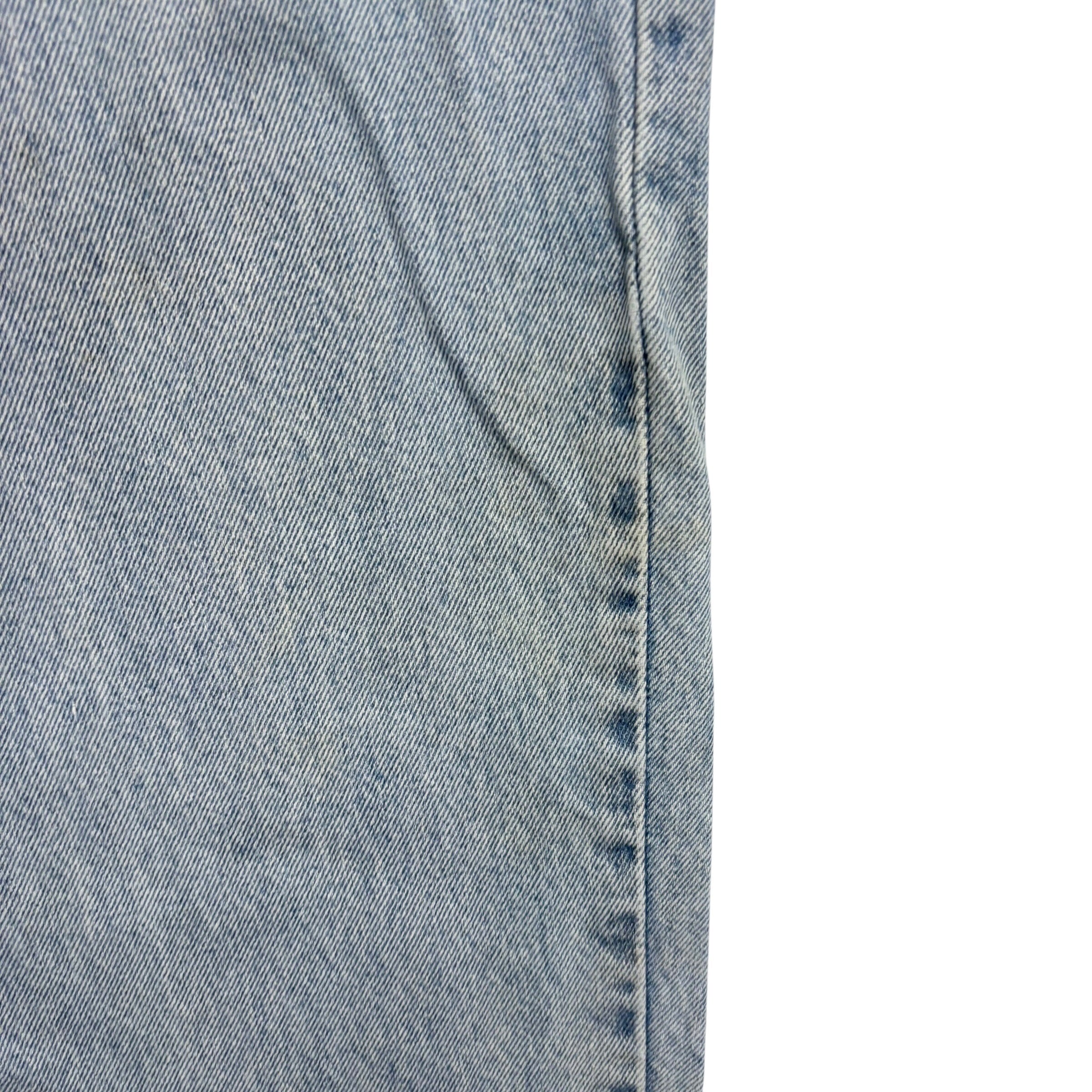 Levis 560 Jeans W29 L34 Mens Light Blue Relaxed Tapered Vintage Denim (F)