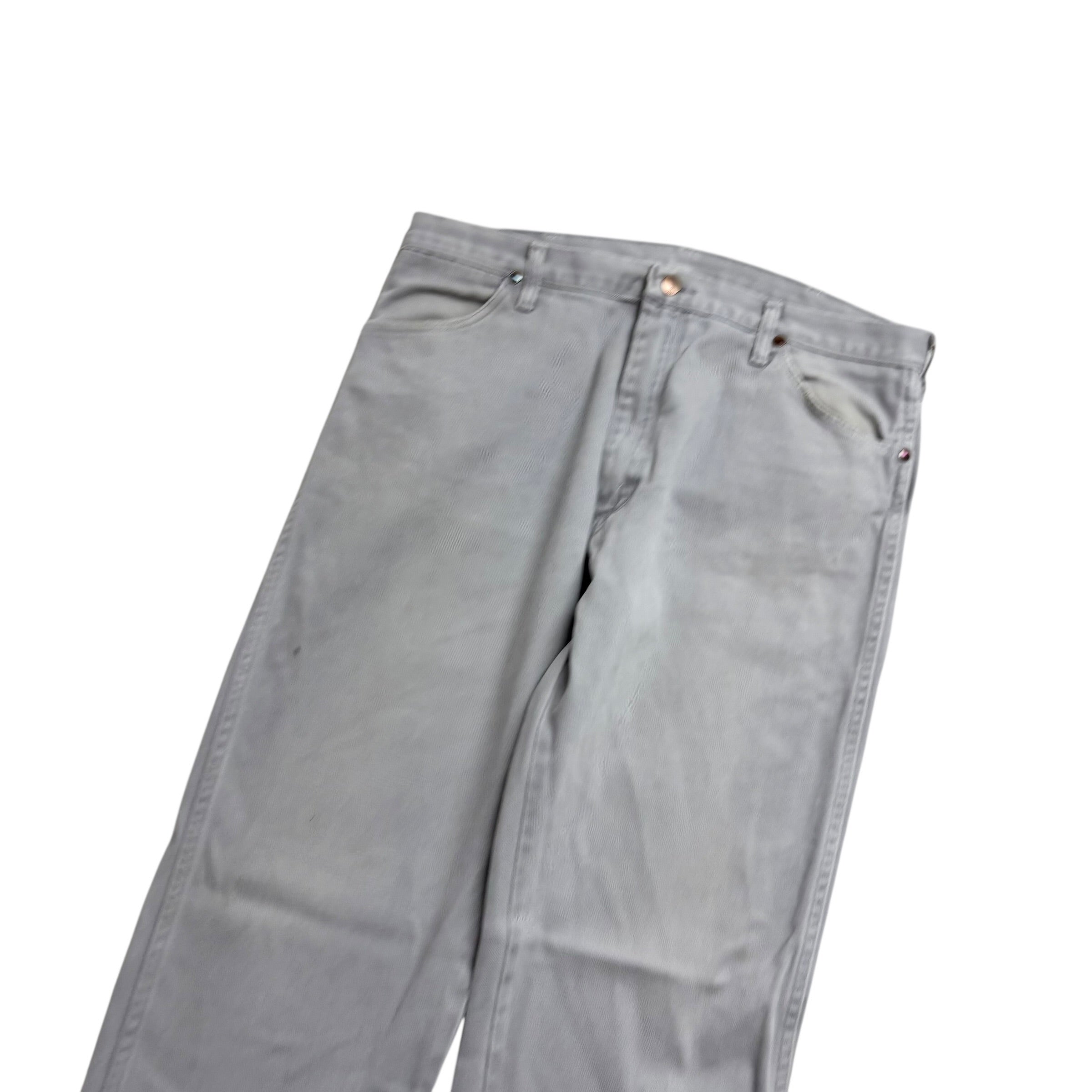 Wrangler Jeans Cowboy Cut W36 L33 Mens Grey Regular Straight Fit Vintage