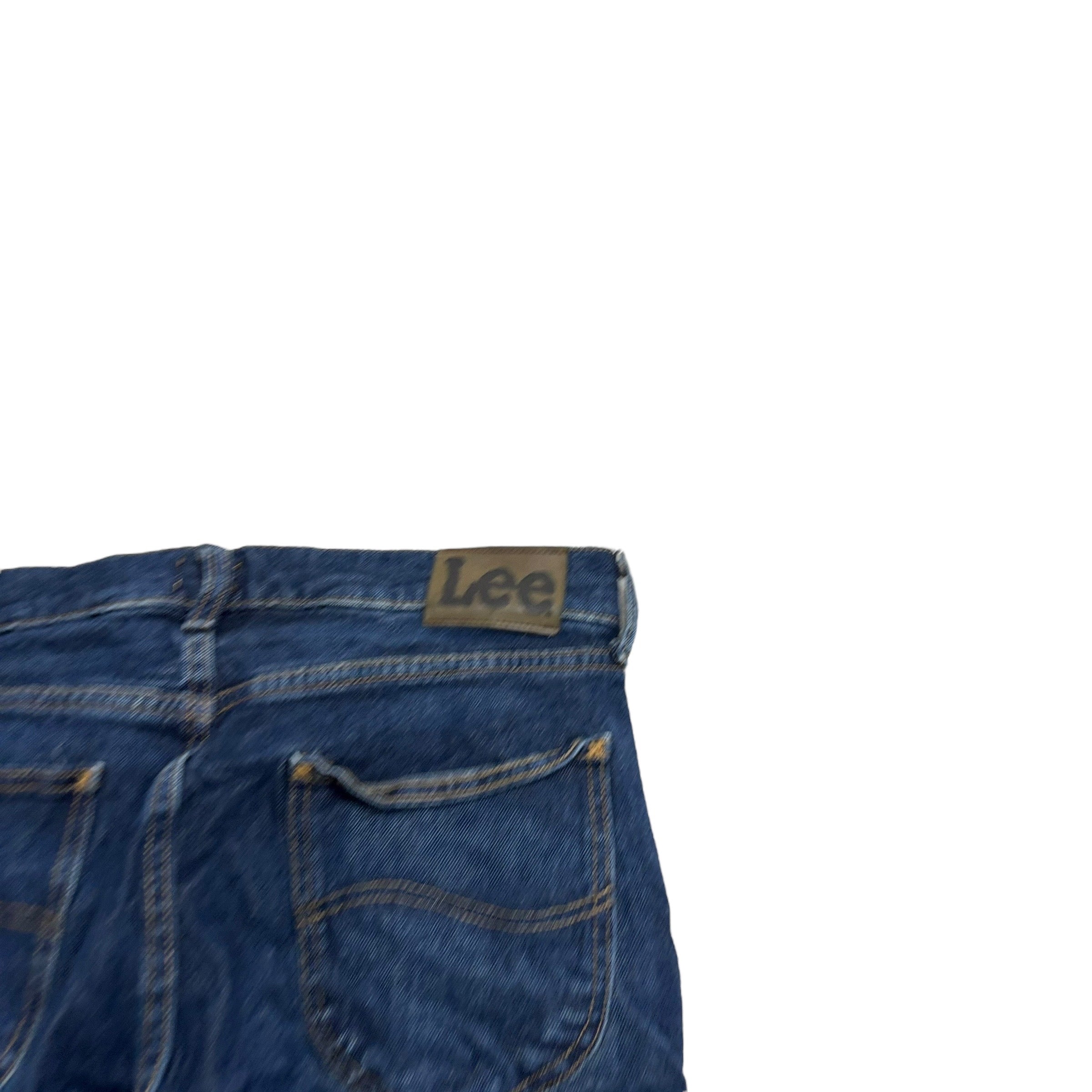 Lee Jeans W30 L30 Mens Dark Blue Slim Fit Stretch Denim (E)