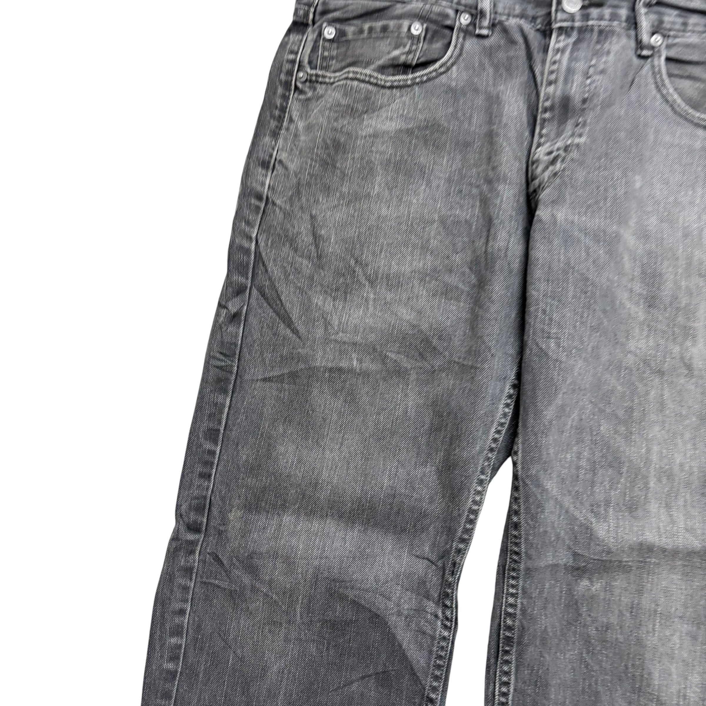 Levis 559 Jeans W34 L29 Mens Grey Baggy Relaxed Straight Fit Denim