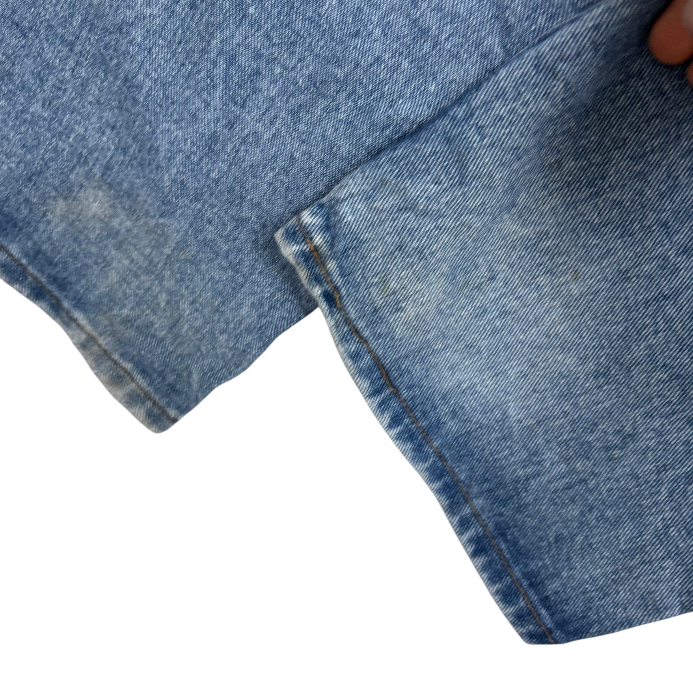 Wrangler Jeans W40 L30 Mens Light Blue Relaxed Straight Fit Vintage Denim