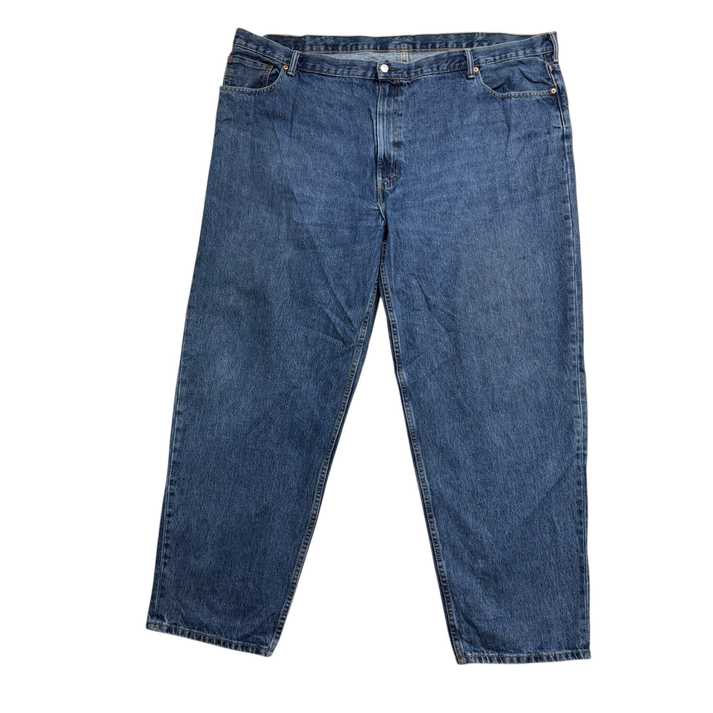 Levis 560 Jeans W52 L34 Mens Mid Blue Baggy Relaxed Comfort Fit Denim