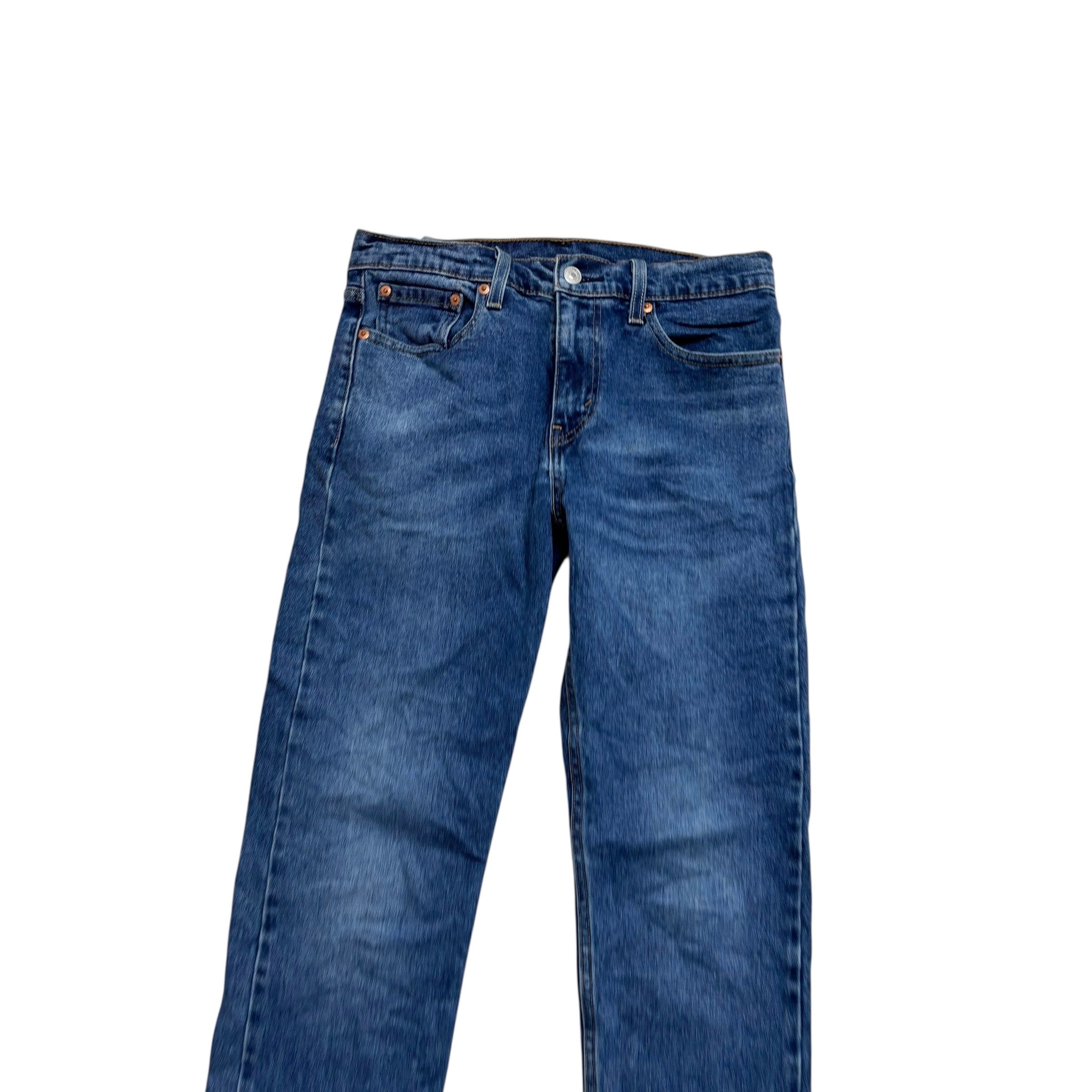 Levis 512 Jeans W29 L32 Mens Mid Blue Slim Tapered Fit Stretch Denim (E)