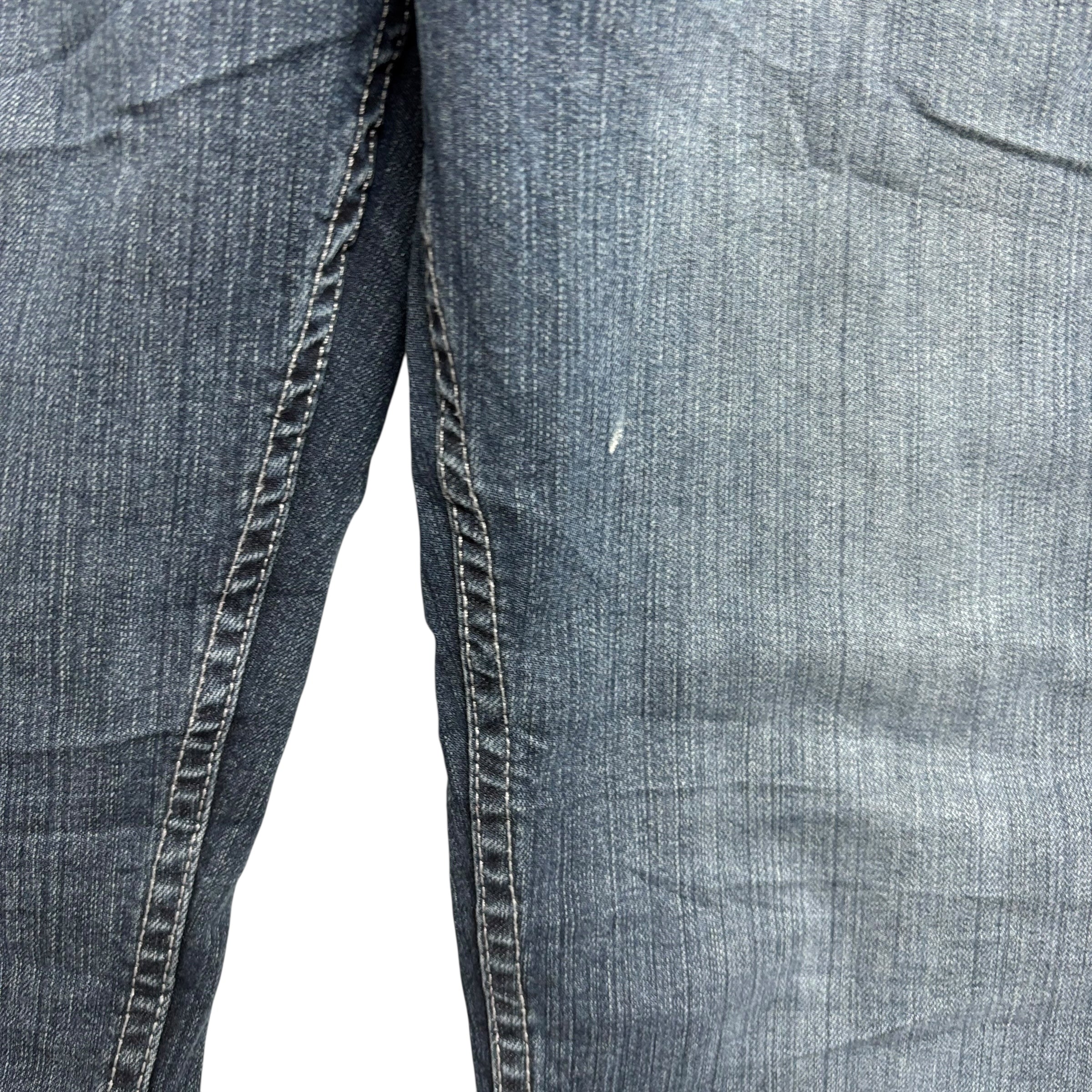 Levis 559 Jeans W34 L34 Mens Navy Blue Regular Straight Fit Stretch Denim (E)