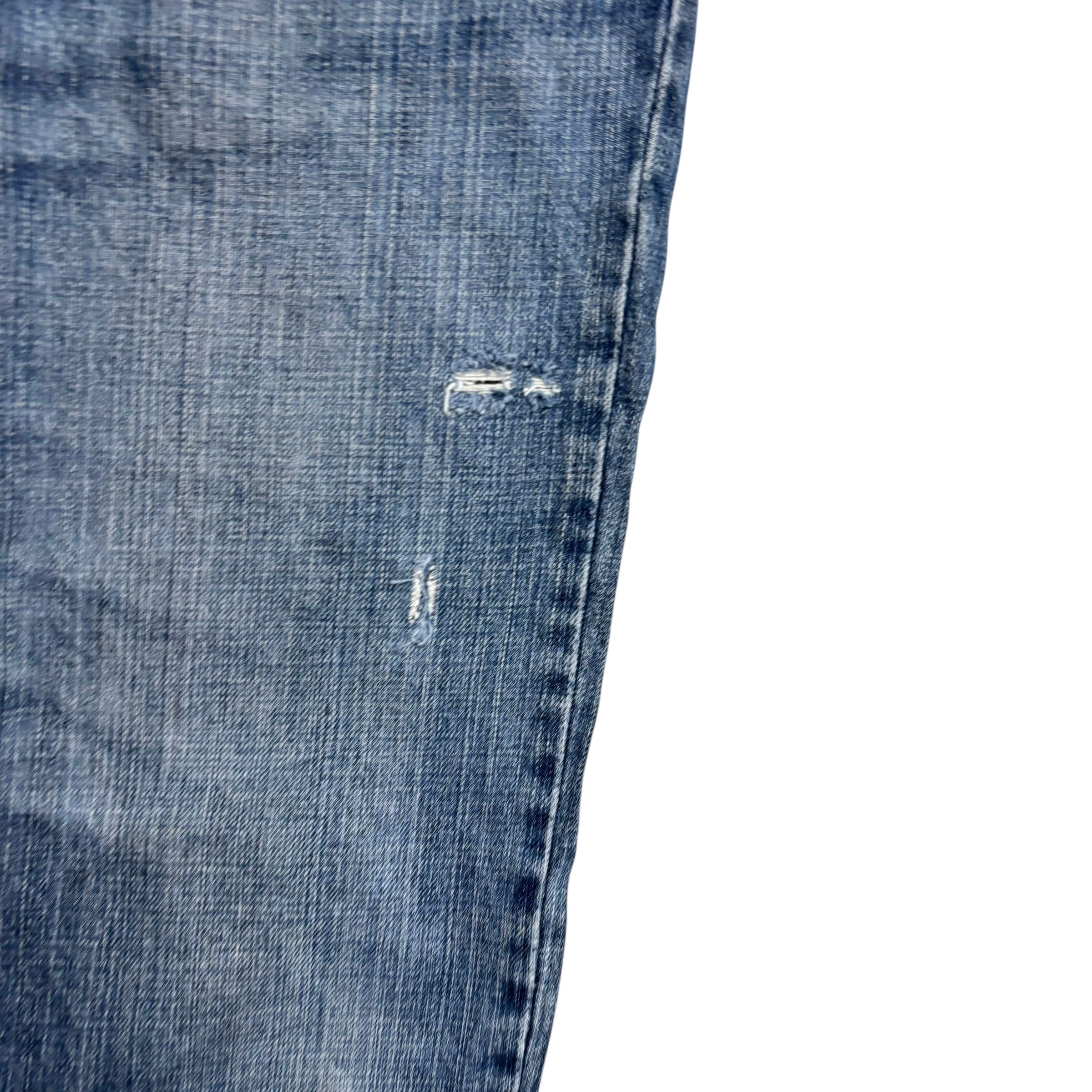 Levis 559 Jeans W32 L34 Mens Mid Blue Regular Straight Fit Denim (F)