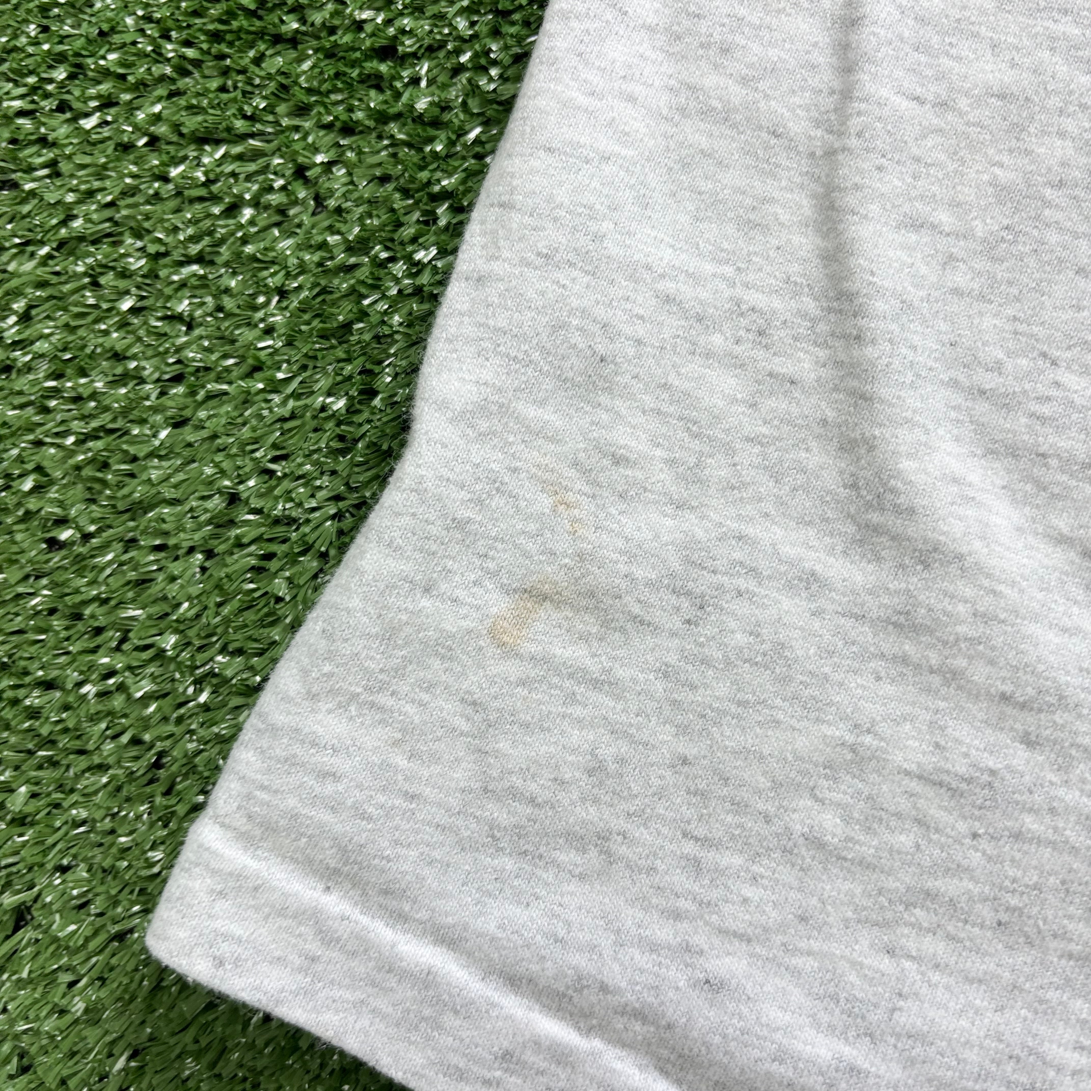 Vintage T Shirt Mens Large Grey Single Stitch Graphic Print 90s USA