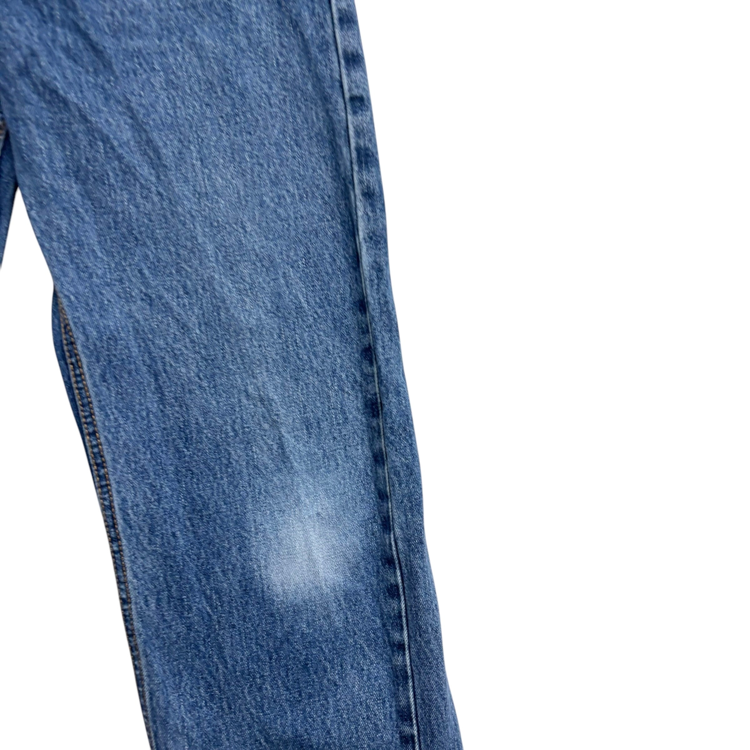 Levis 505 Jeans W31 L32 Mens Mid Blue Regular Straight Fit Denim