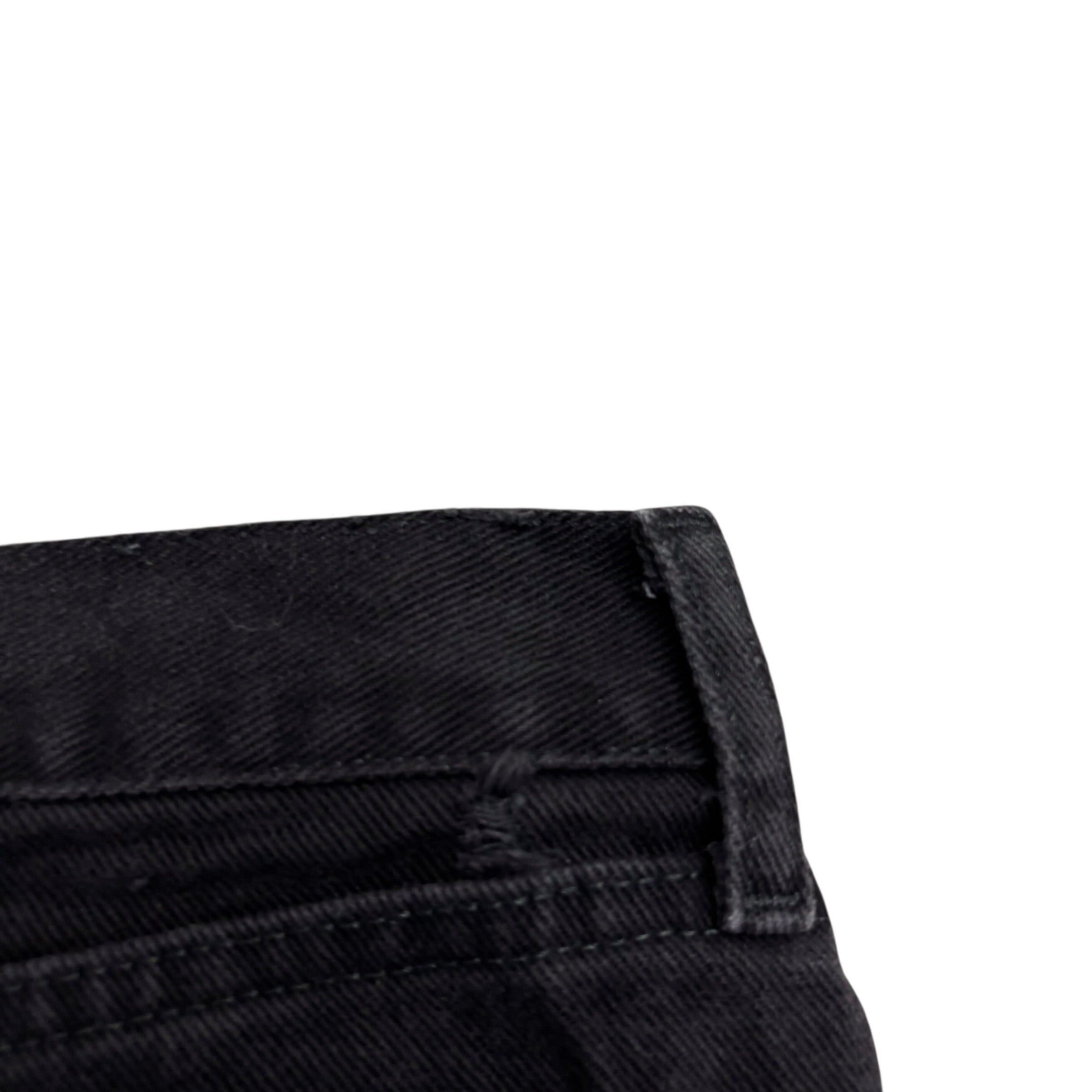 Wrangler Jeans W40 L32 Mens Black Regular Straight Fit Denim (F)