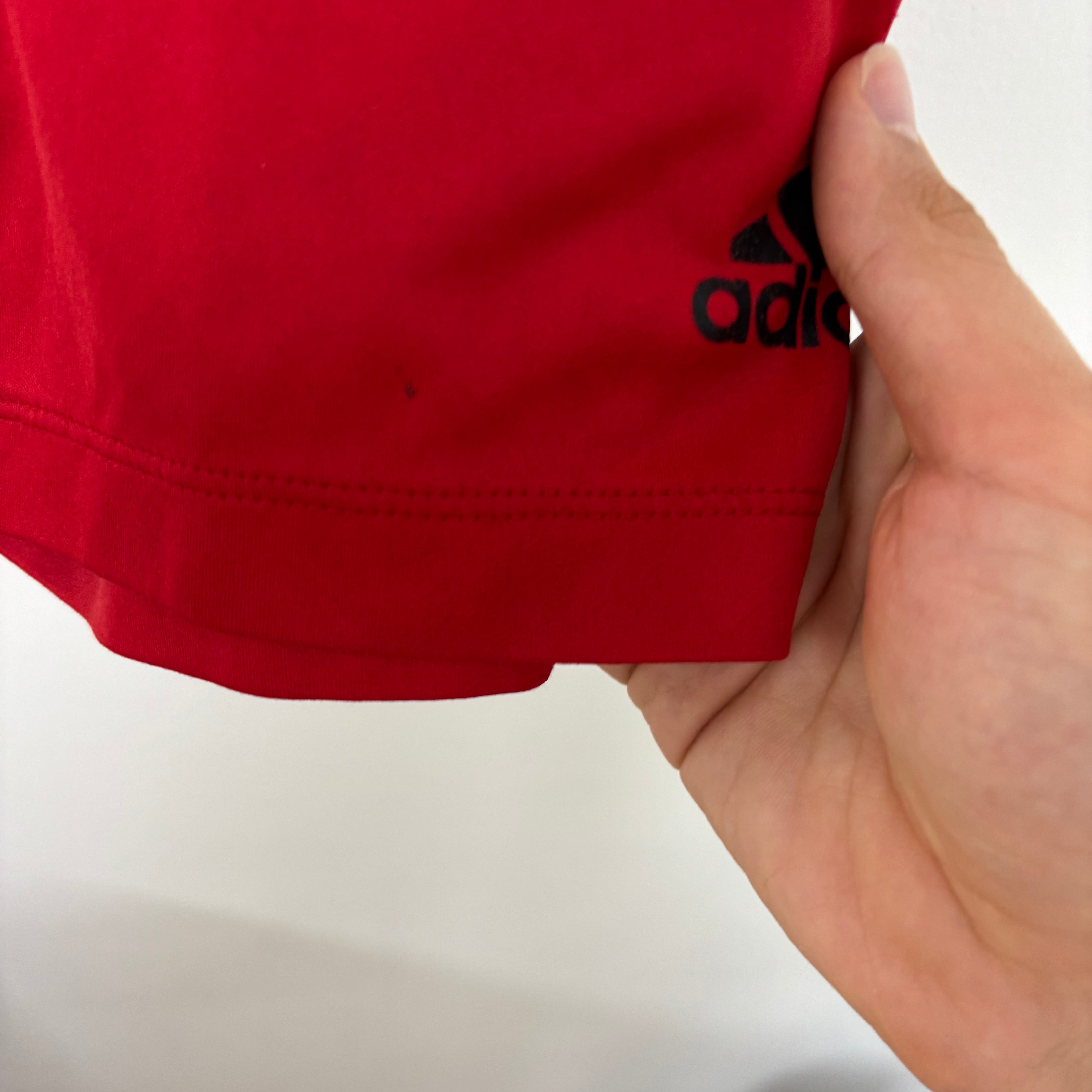 Adidas Shorts Mens XS Red Sports Running Gym Athletic Pockets
