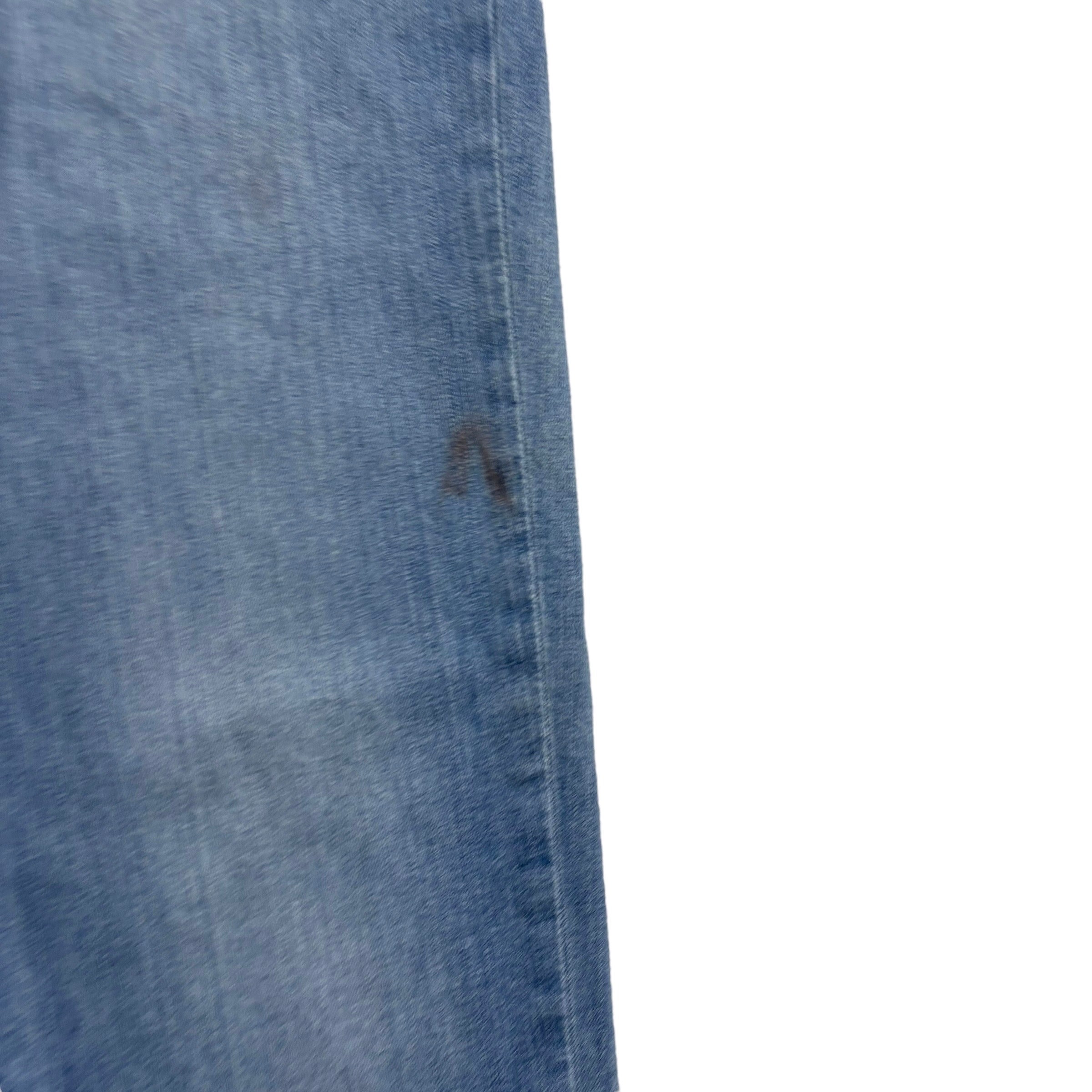Levis 541 Jeans W36 L33 Mens Light Blue Athletic Tapered Fit Stretch Denim (F)