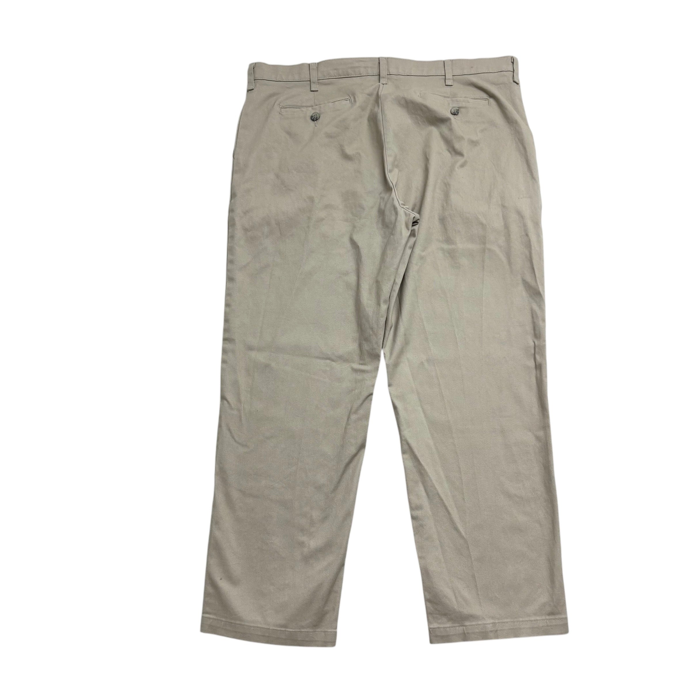 Lee Trousers W40 L29 Mens Beige Cream Relaxed Fit Total Freedom Pants (E)