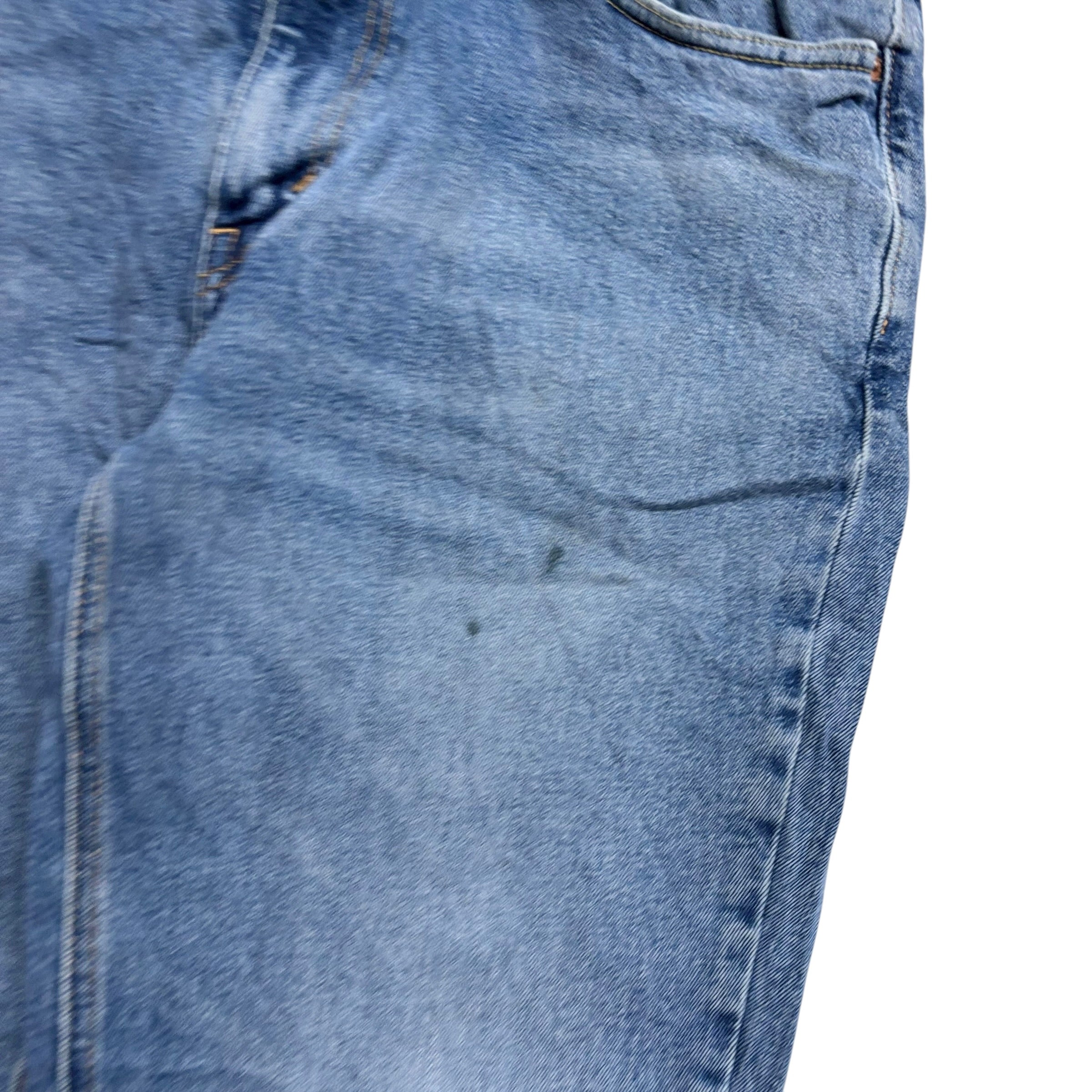 Levis 541 Jeans W33 L29 Mens Mid Blue Athletic Tapered Fit Stretch Denim