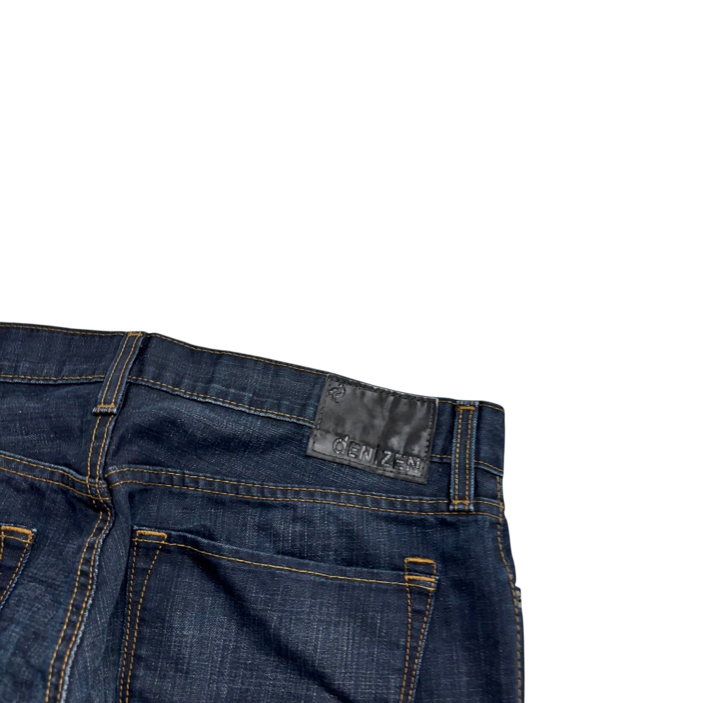 Levis Denizen Jeans W36 L29 Mens Dark Blue Relaxed Straight Vintage Denim (E)