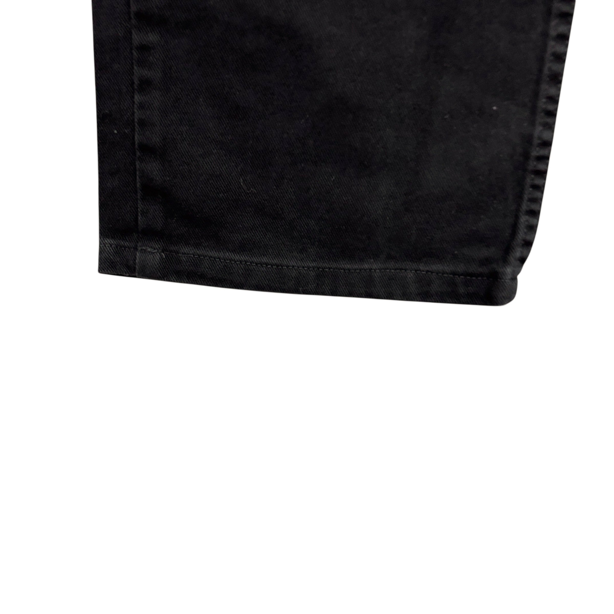 Wrangler Texas Jeans W40 L30 Mens Black Regular Straight Fit Denim (E)