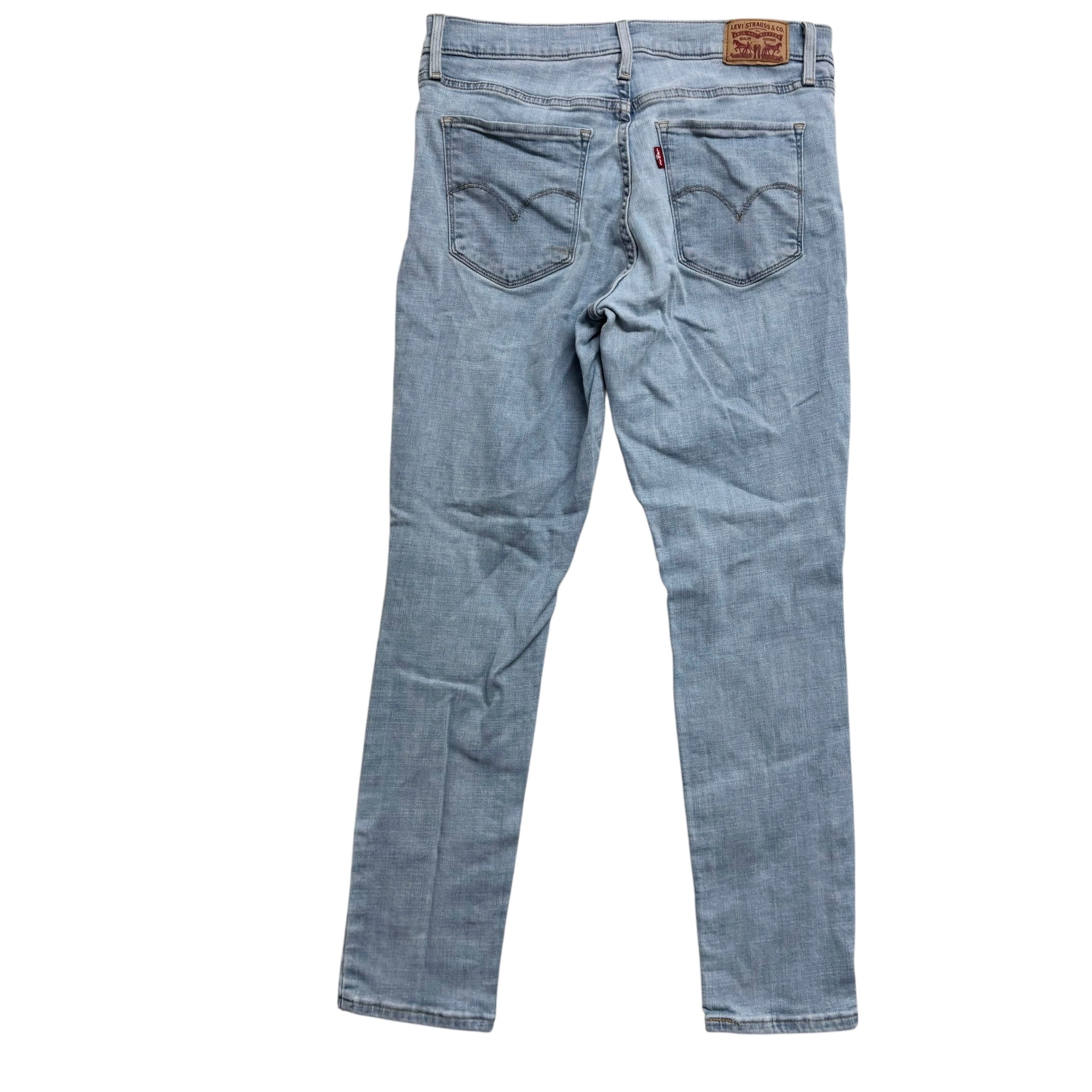 Levis 311 Jeans W30 L28 Womens Light Blue Shaping Skinny Stretch Denim