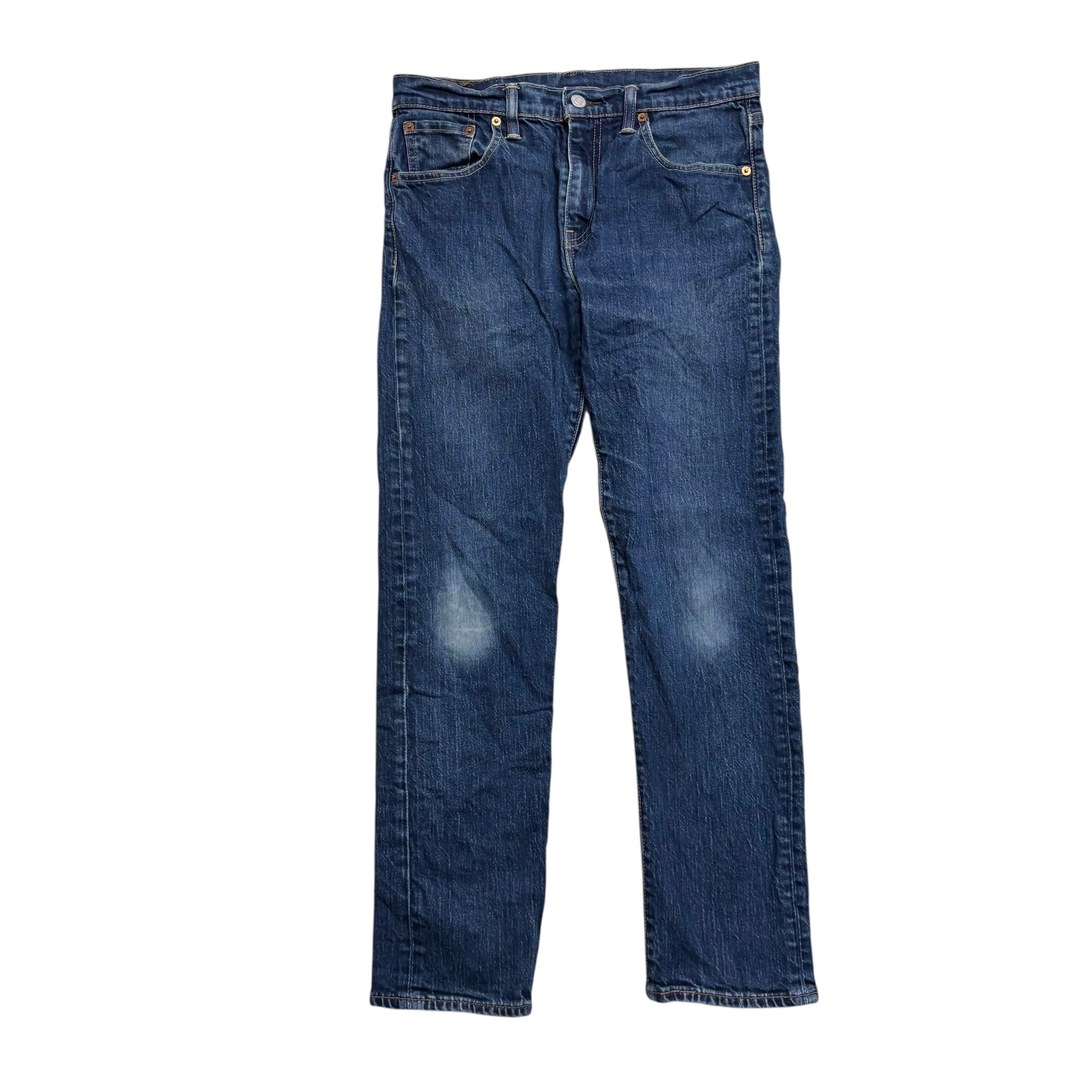 Levis 502 Jeans W30 L29 Mens Mid Blue Regular Tapered Fit Stretch Denim