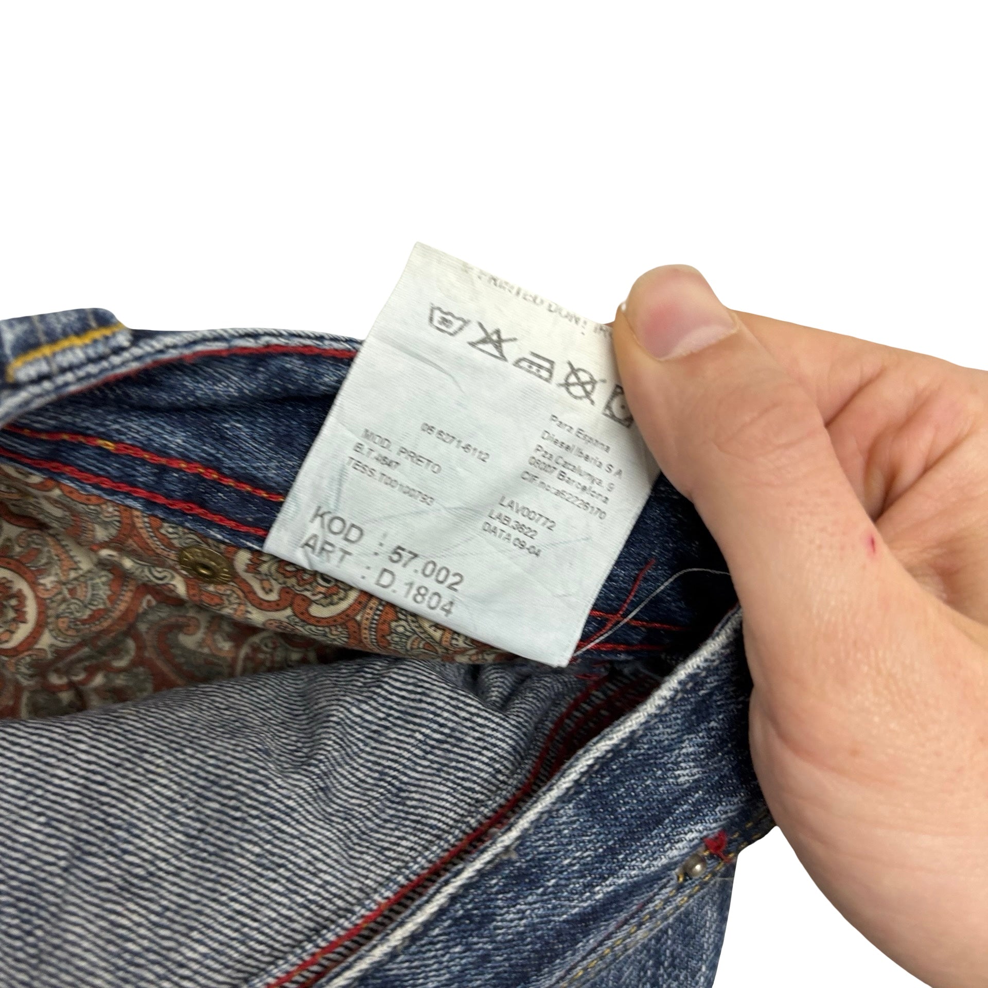 Diesel Preeto Jeans W34 L30 Mens Mid Blue Relaxed Bootcut Fit Denim