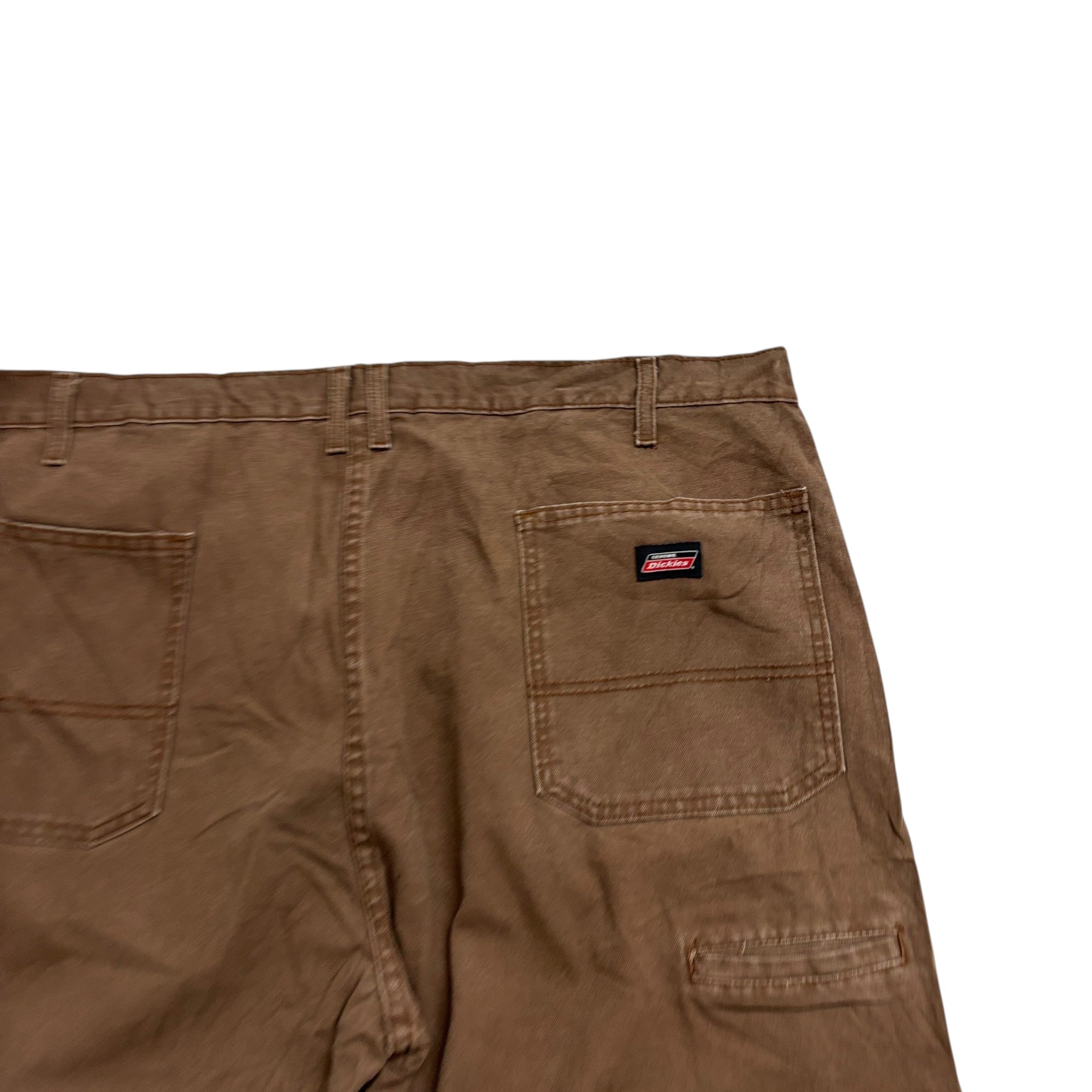 Dickies Carpenter Pants W42 L30 Mens Brown Relaxed Straight Trousers Jeans (E)