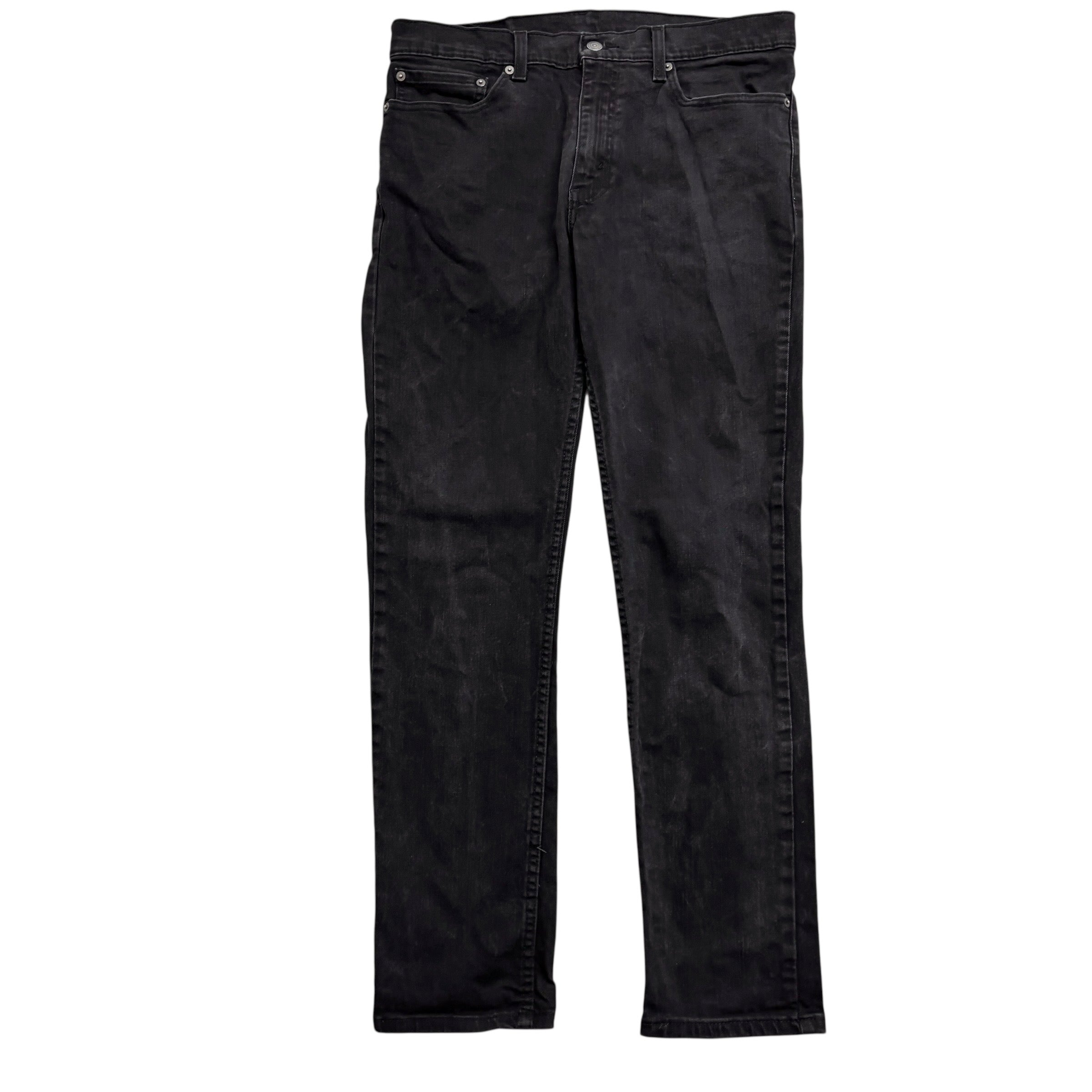 Levis 511 Jeans W34 L30 Mens Black Slim Fit Stretch Denim (E)