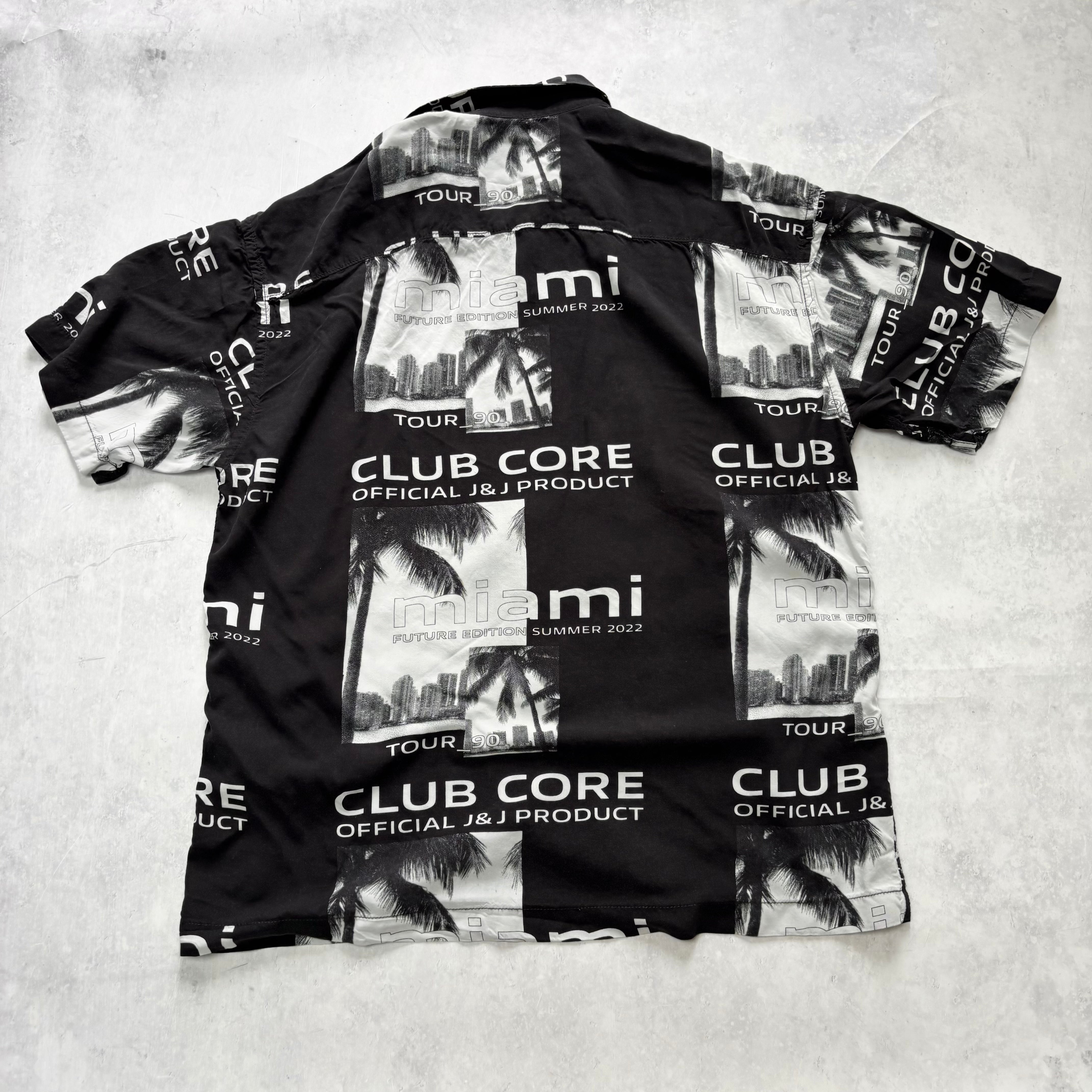 Hawaiian Shirt Mens Large Black Aloha Short Sleeve Viscose (E)
