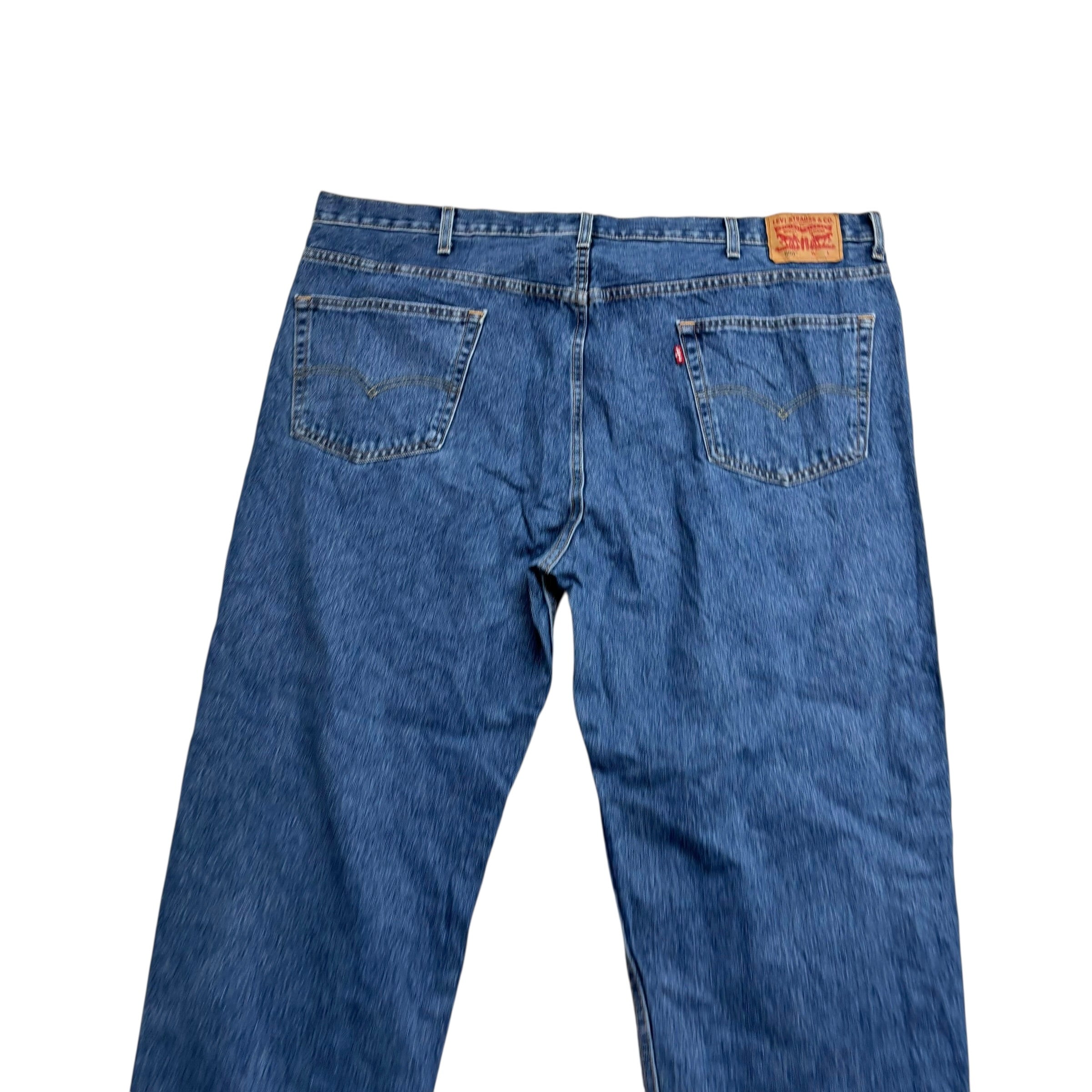 Levis 550 Jeans W48 L30 Mens Mid Blue Baggy Relaxed Straight Fit Denim