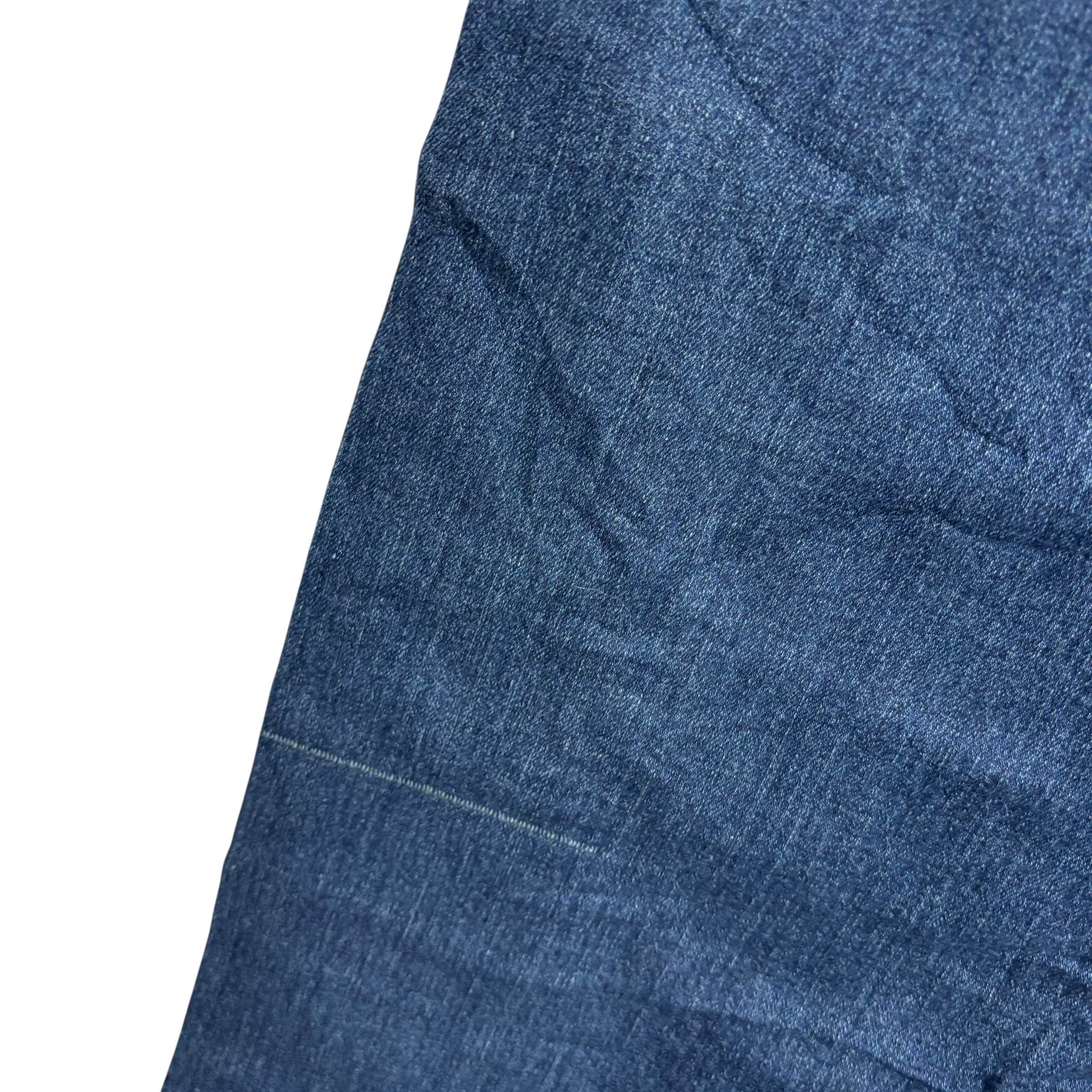 Wrangler Jeans W36 L34 Mens Dark Blue Relaxed Straight Fit Stretch Denim (E)