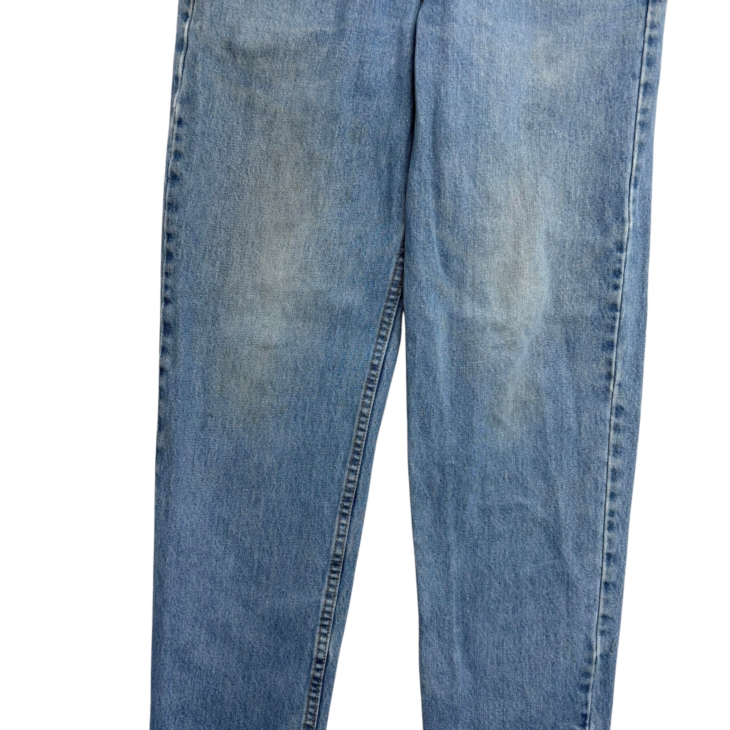 Levis 550 Jeans W31 L30 Mens Light Blue Relaxed Straight USA Made Vintage (F)