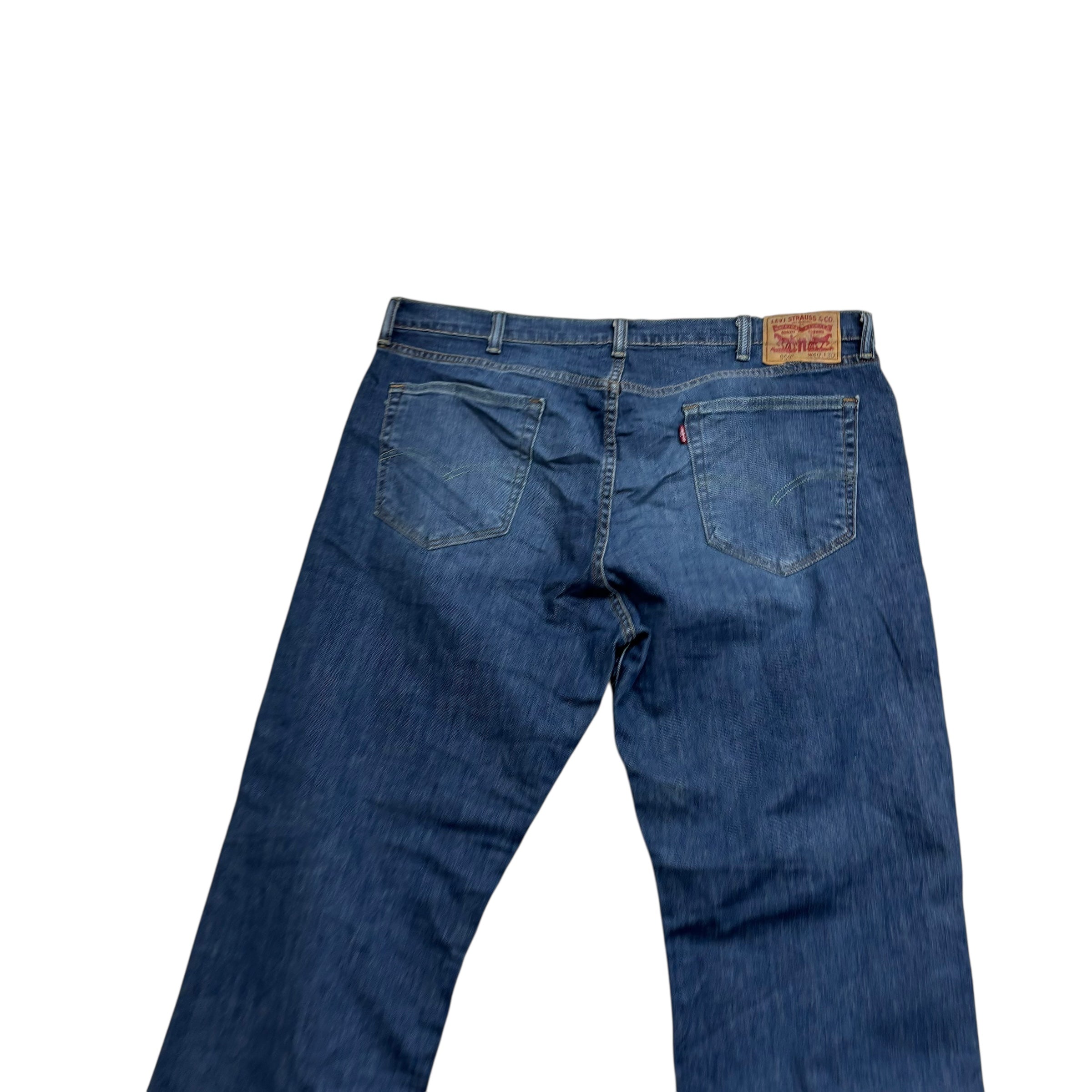 Levis 559 Jeans W40 L30 Mens Mid Blue Relaxed Straight Fit Stretch Denim