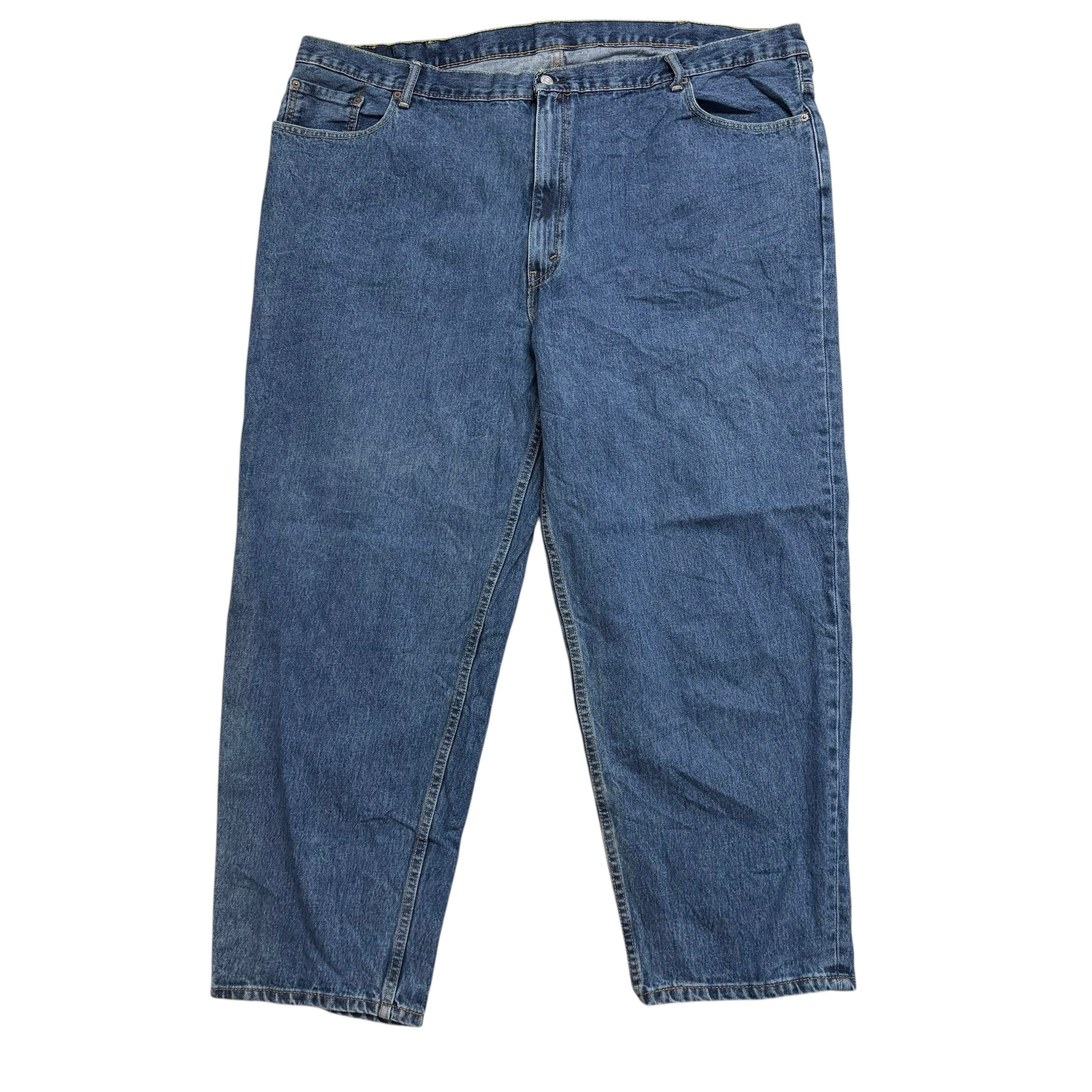 Levis 560 Jeans W50 L32 Mens Mid Blue Baggy Relaxed Comfort Fit Denim (E)