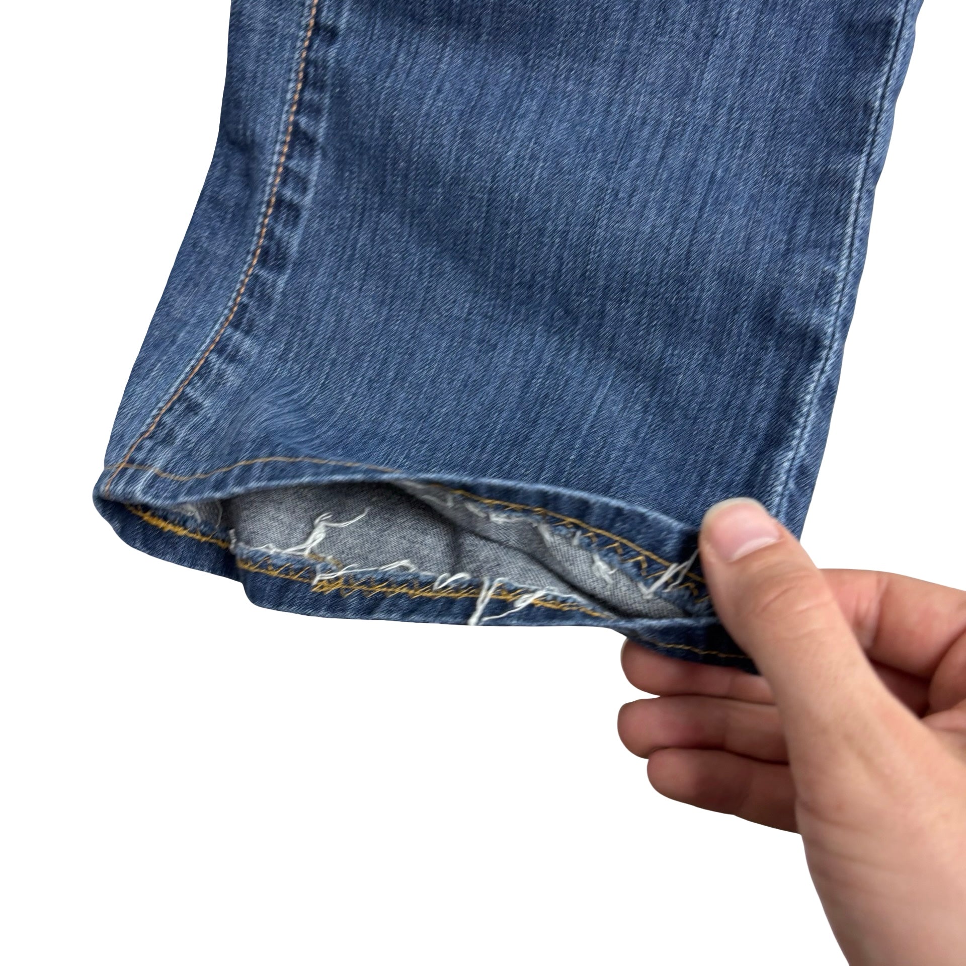 Levis 527 Jeans W29 L31 Mens Mid Blue Slim Bootcut Fit Denim