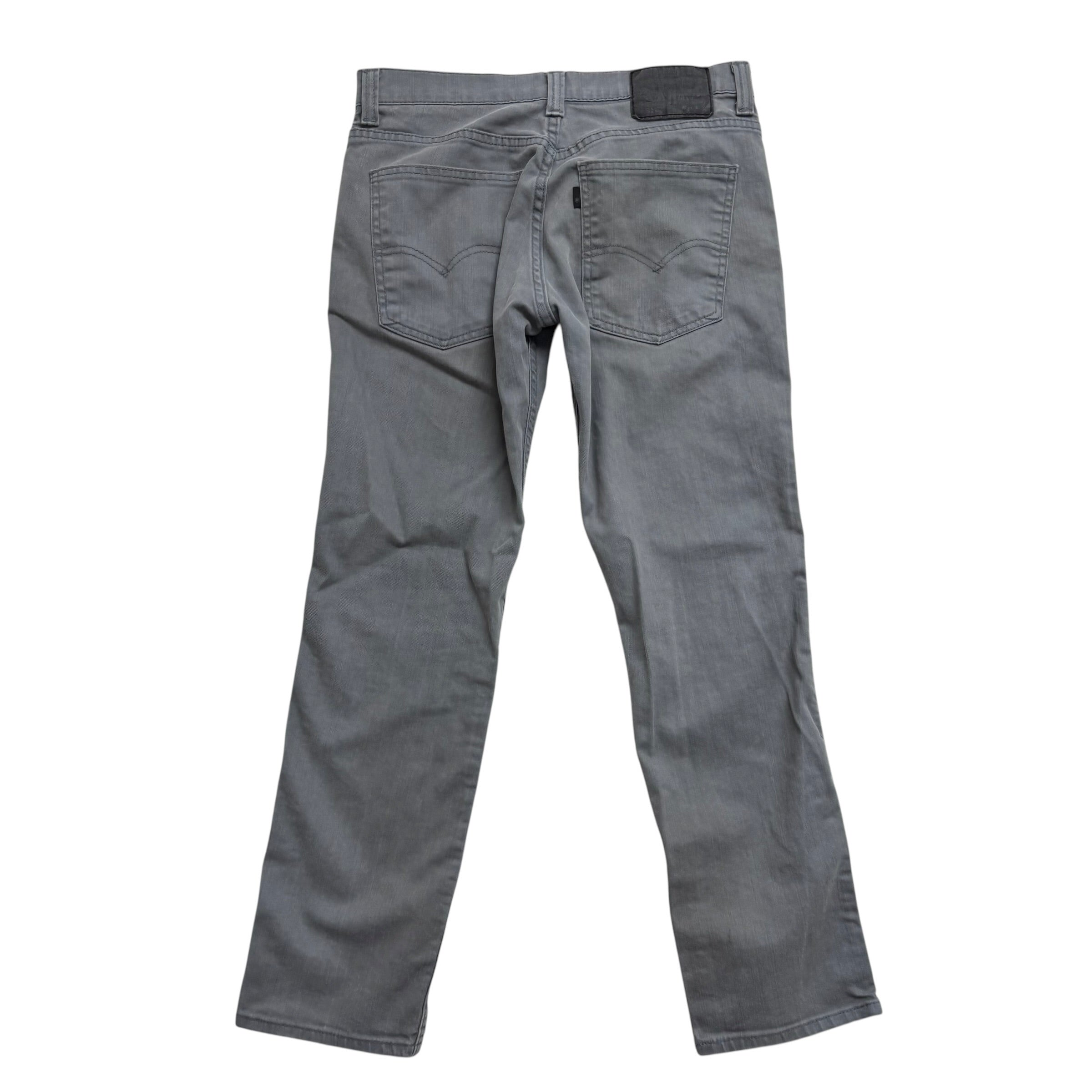 Levis 511 Jeans W31 L29 Mens Grey Slim Fit Stretch Denim