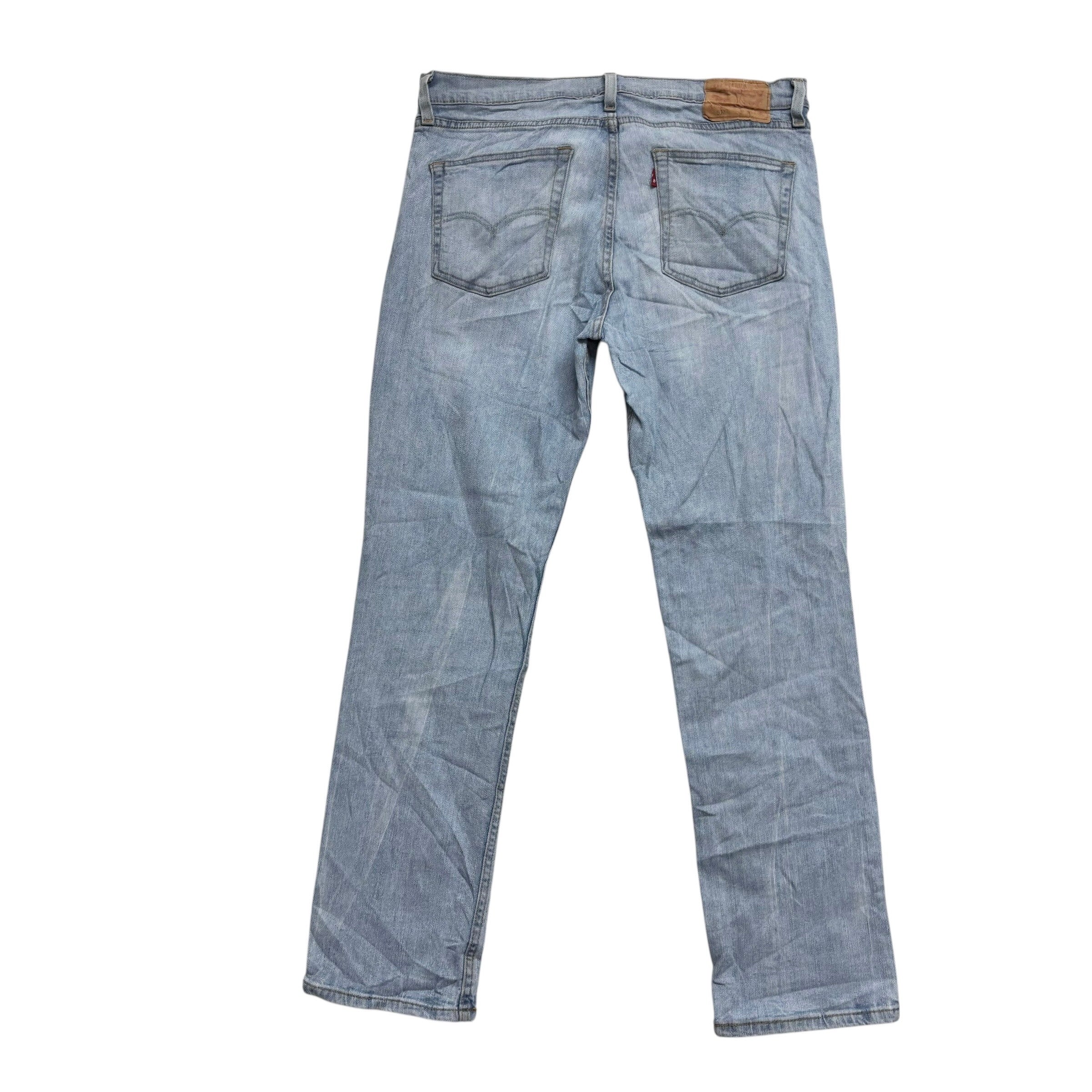 Levis 511 Jeans W36 L30 Mens Light Blue Slim Fit Stretch Denim