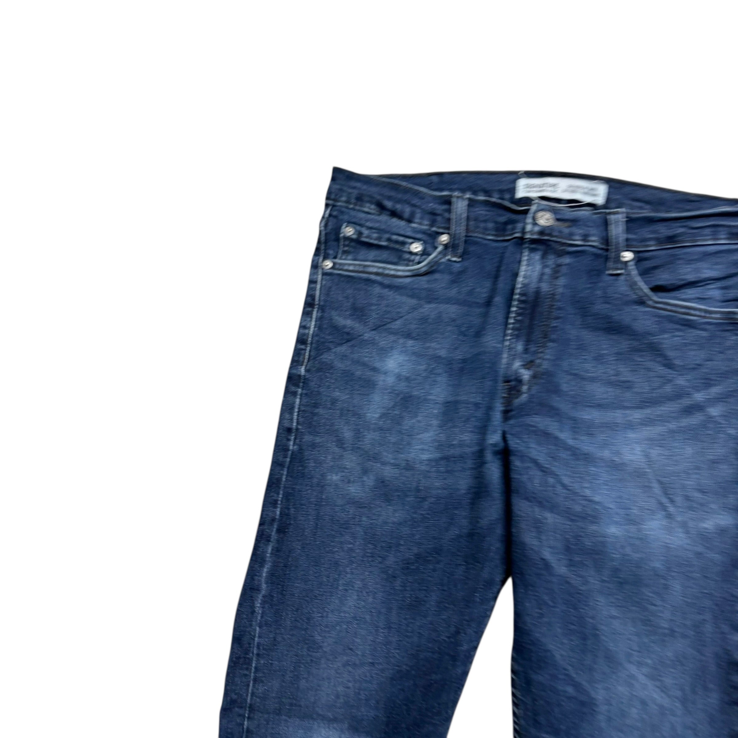 Levis Signature Jeans W33 L32 Mens Navy Blue Regular Tapered Stretch Denim