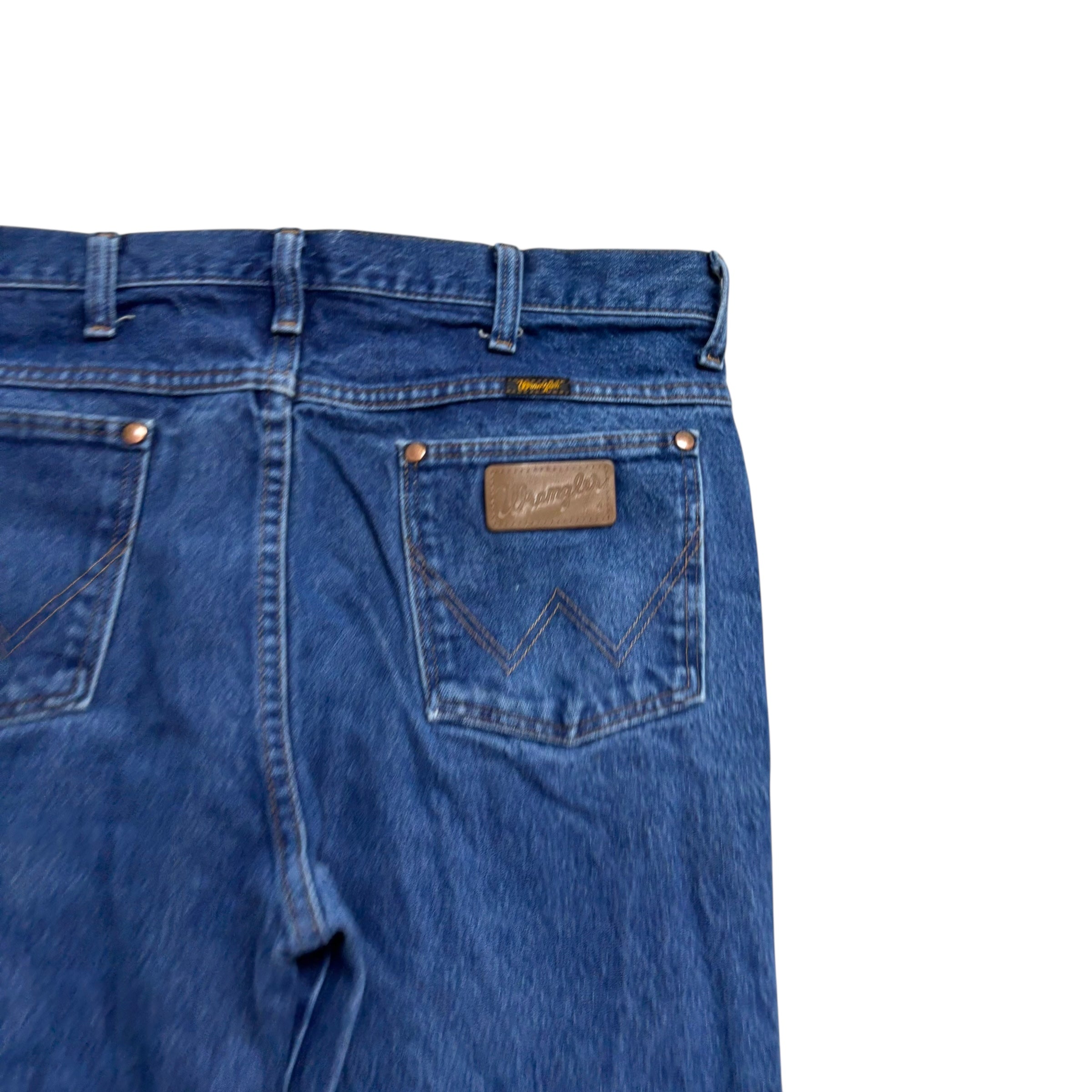 Wrangler Jeans Cowboy Cut W34 L32 Mens Mid Blue 936 Slim Fit Denim (E)