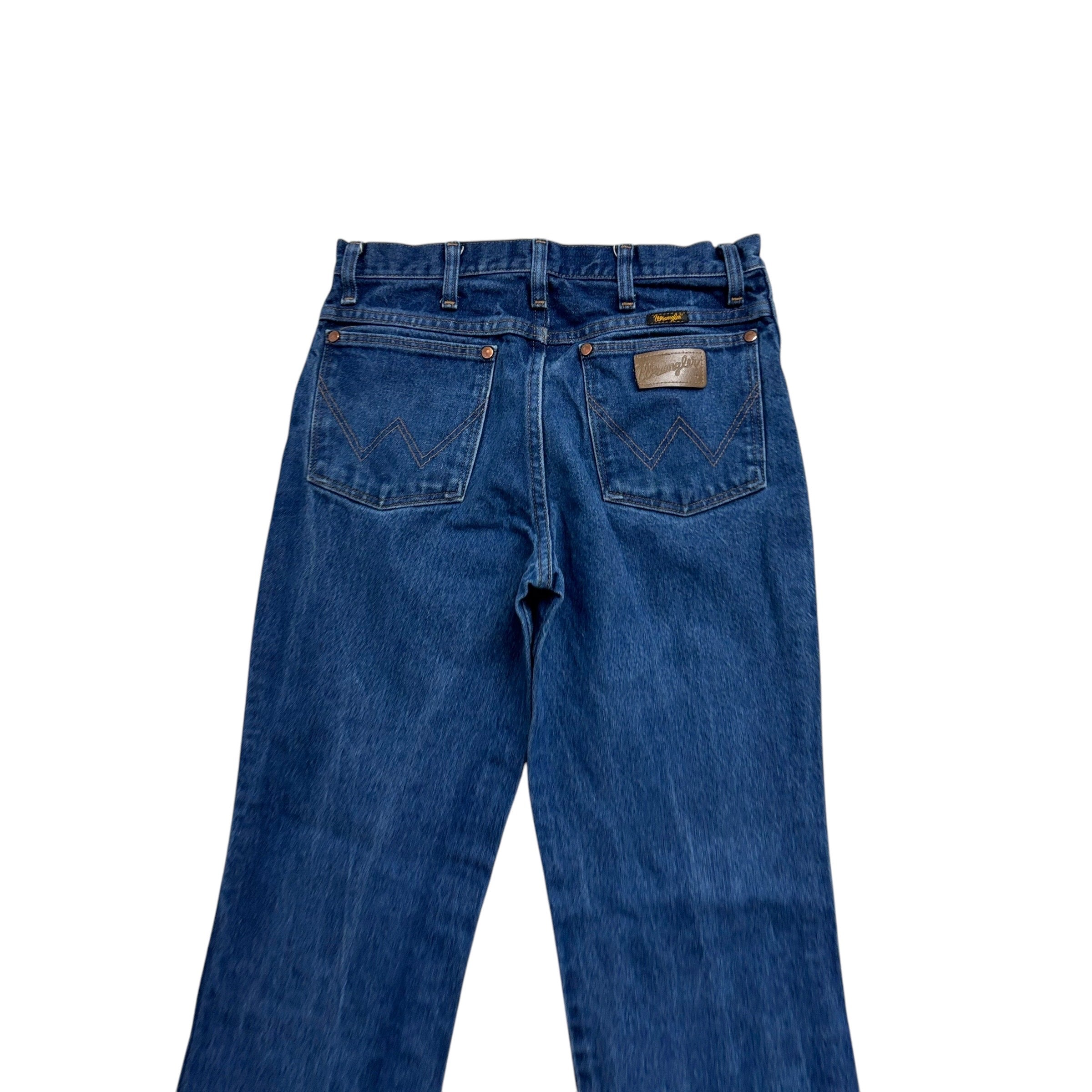 Wrangler Jeans Cowboy Cut W28 L30 Mens Mid Blue 13MWZ Original Fit Denim
