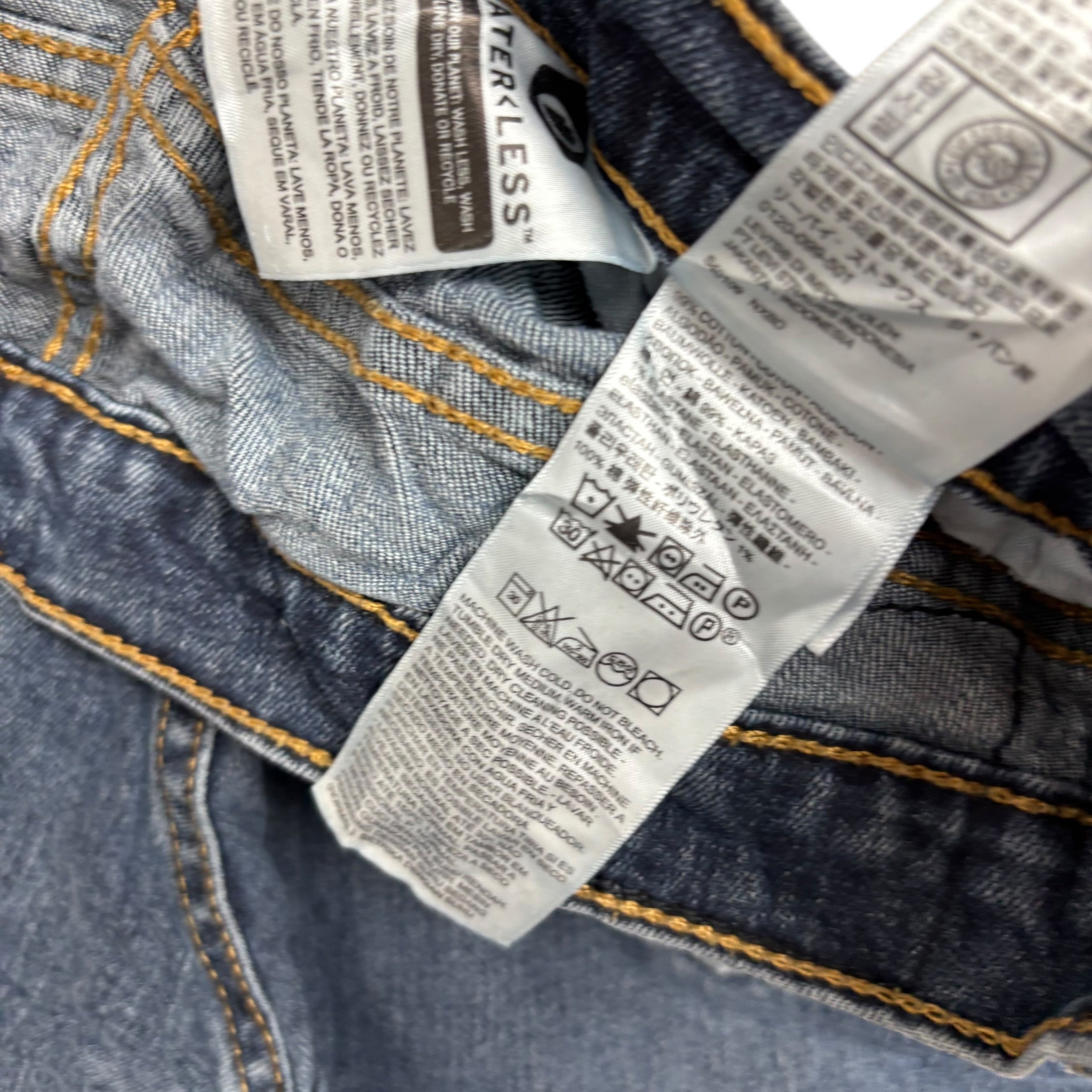 Levis 511 Jeans W34 L30 Mens Mid Blue Slim Fit Stretch Denim
